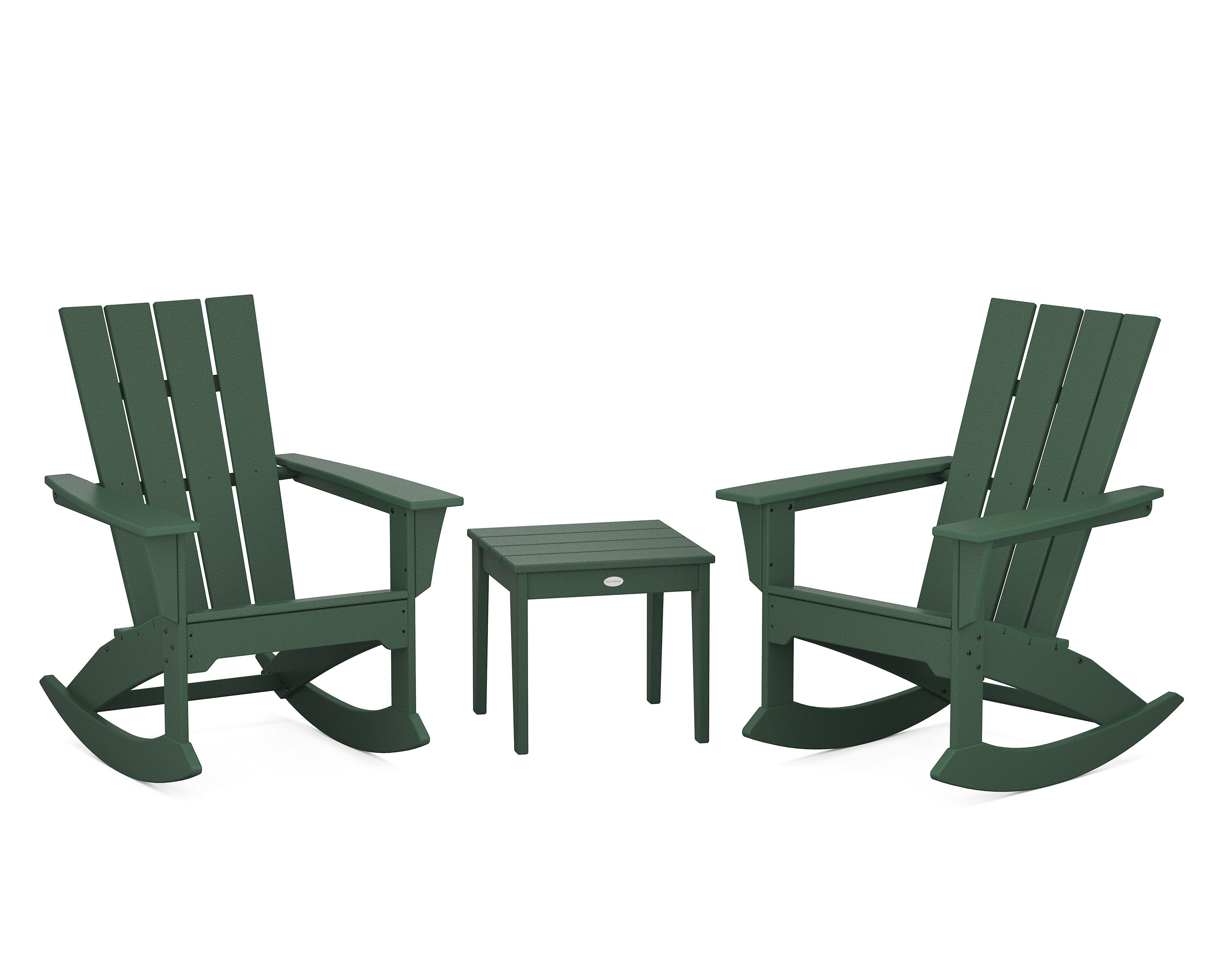 Quattro 3-Piece Rocker Set in Green