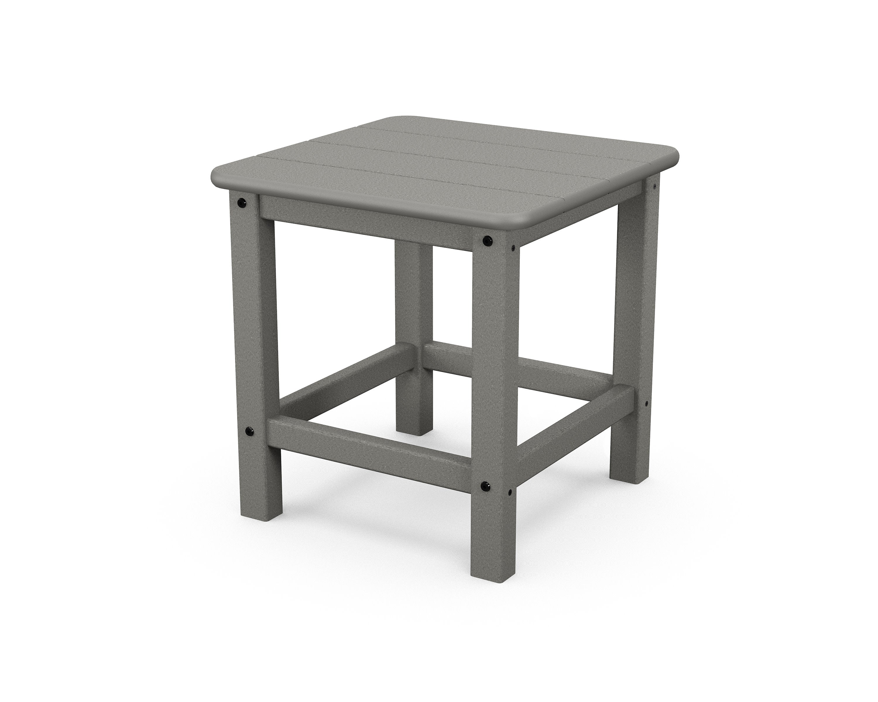Seashell 18" Side Table in Slate Grey