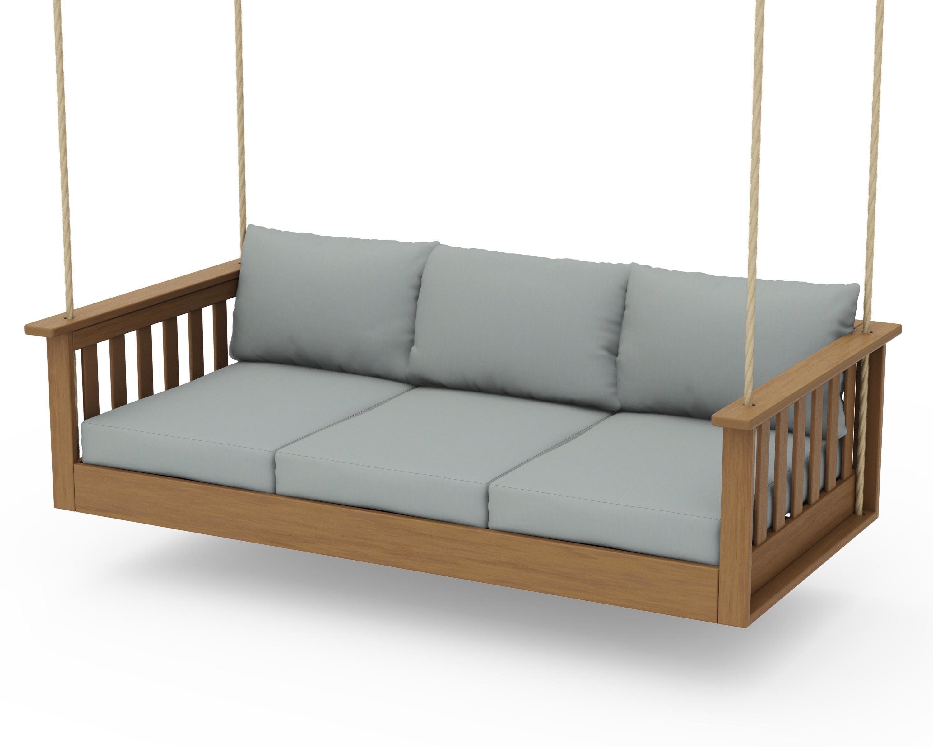 Vineyard Daybed Swing in Natural / Spa