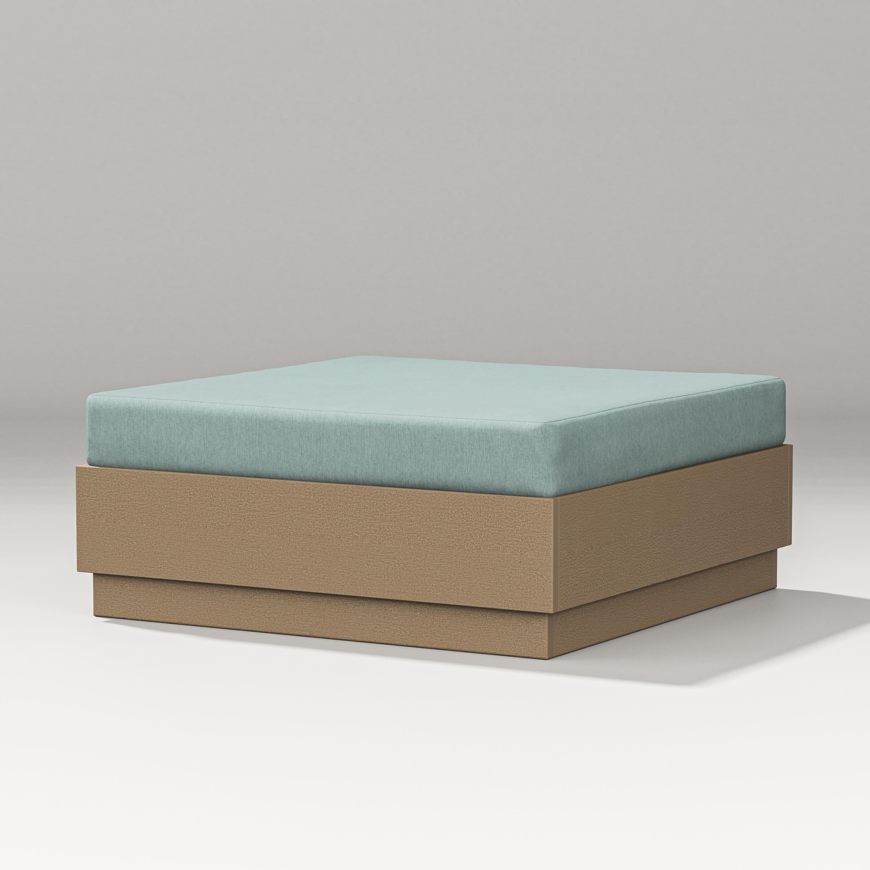 Elevate Lounge Ottoman in Vintage Sahara / Glacier Spa