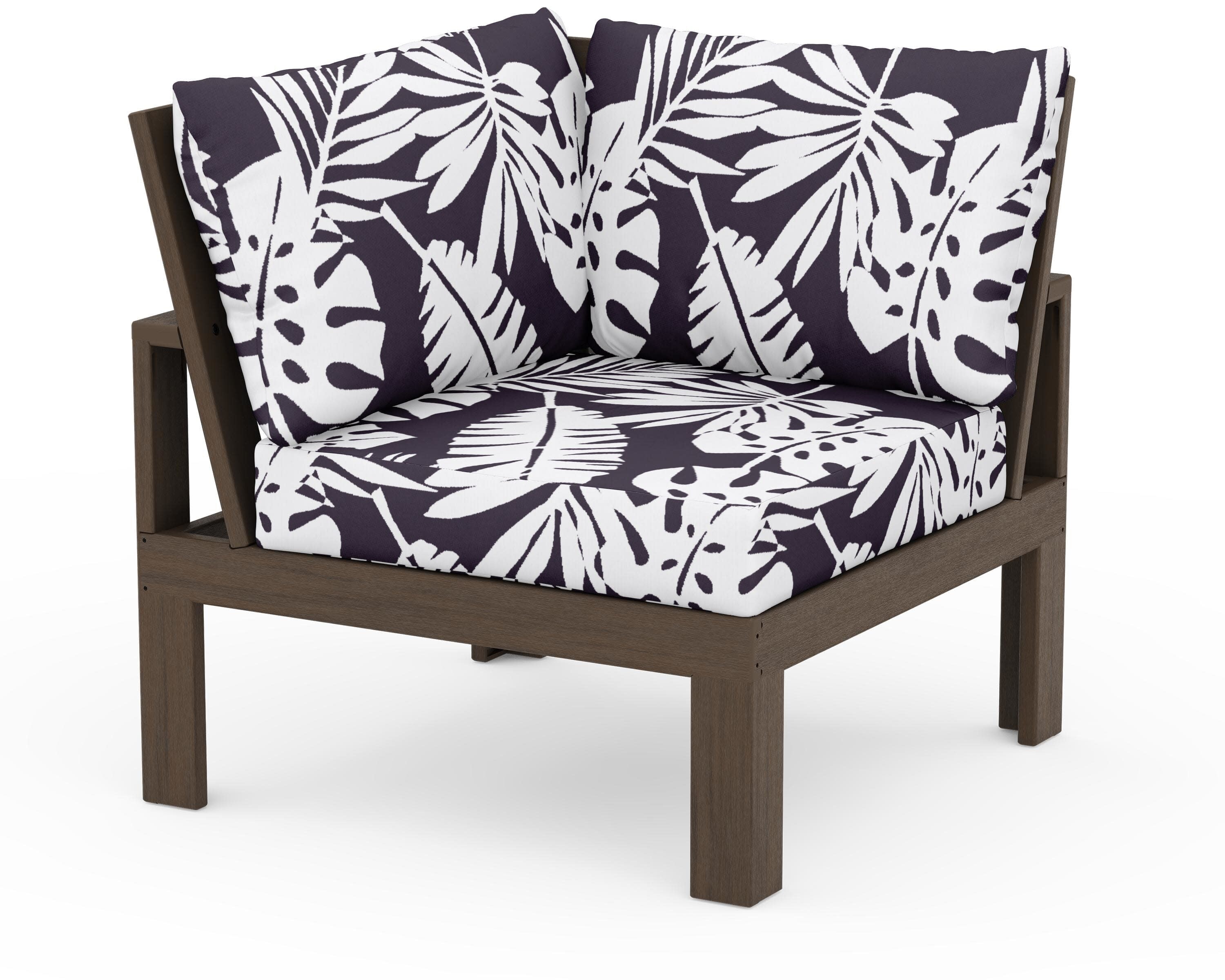Modular Corner Chair in Kona / Leaf Navy