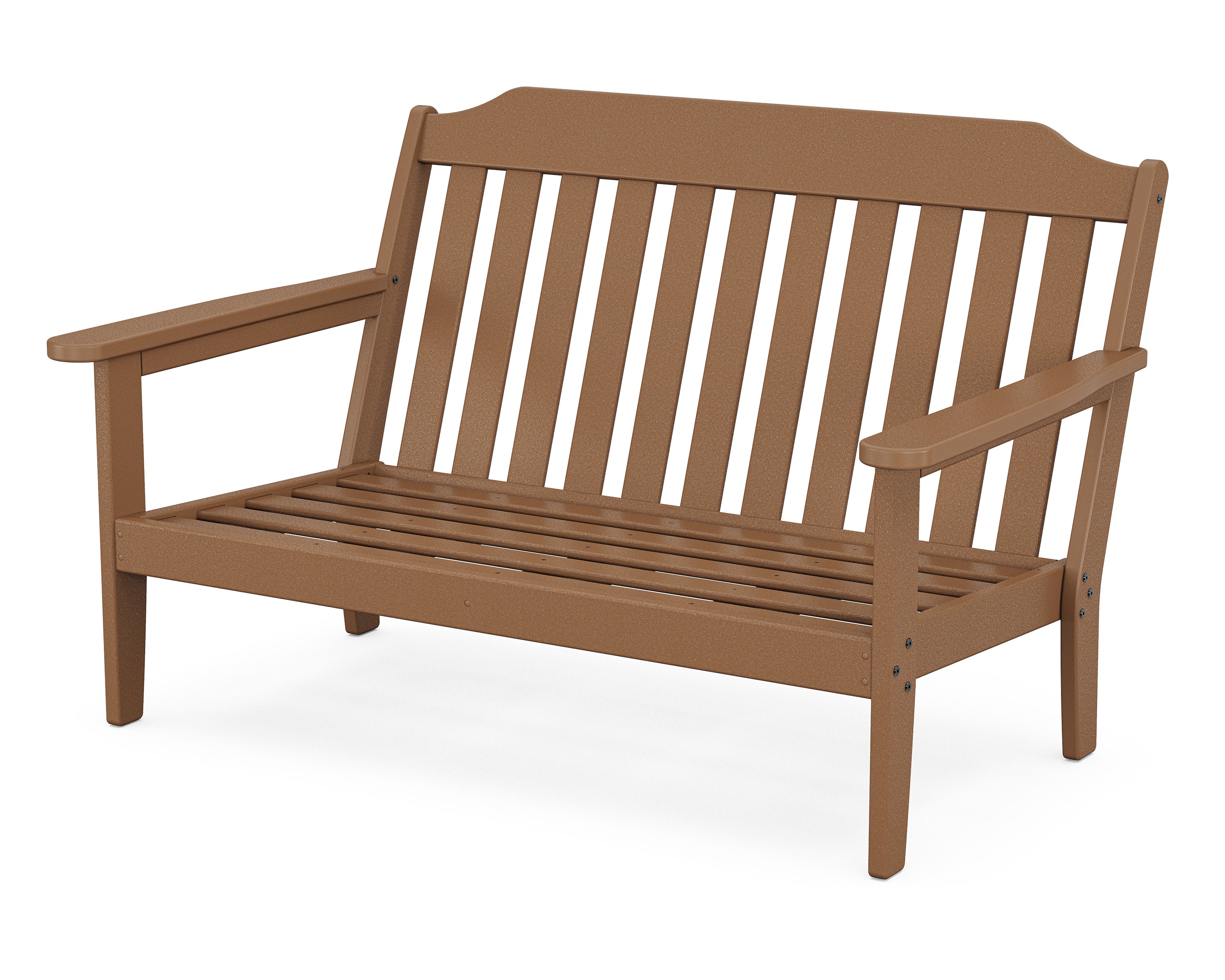 Cottage Deep Seating Loveseat Frame in Teak