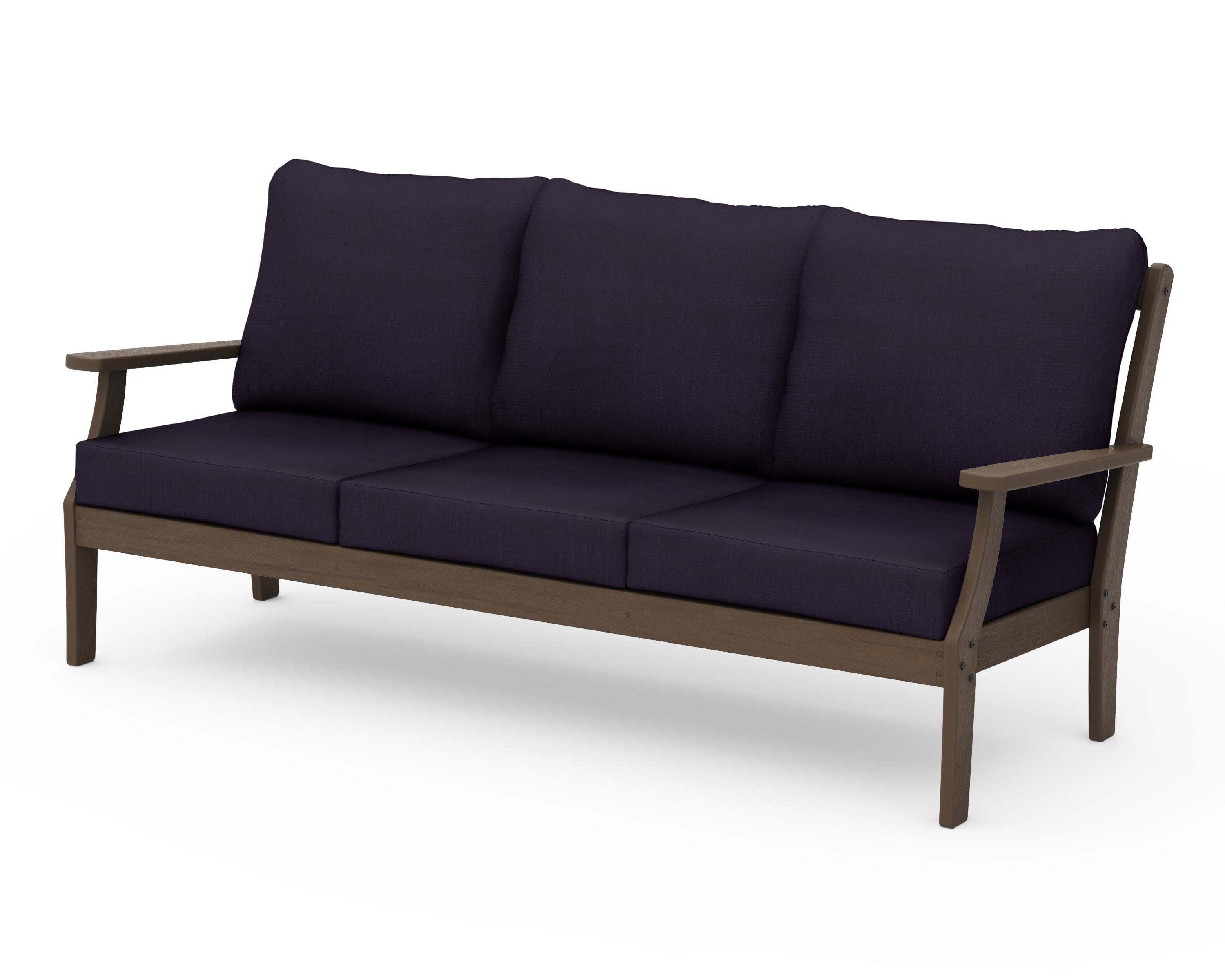 Braxton Deep Seating Sofa in Kona / Navy Linen