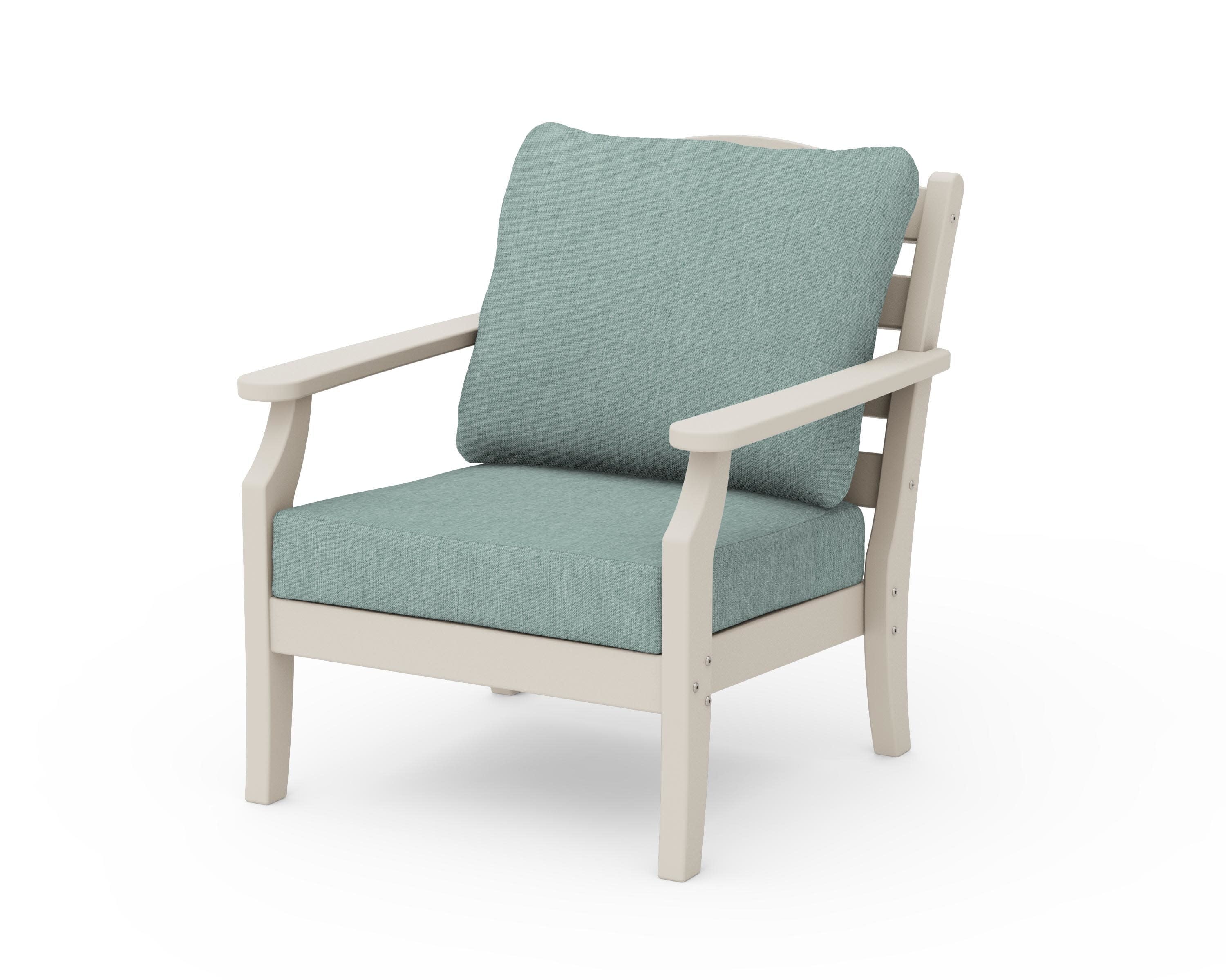 Savannah Deep Seating Chair in Sand / Glacier Spa