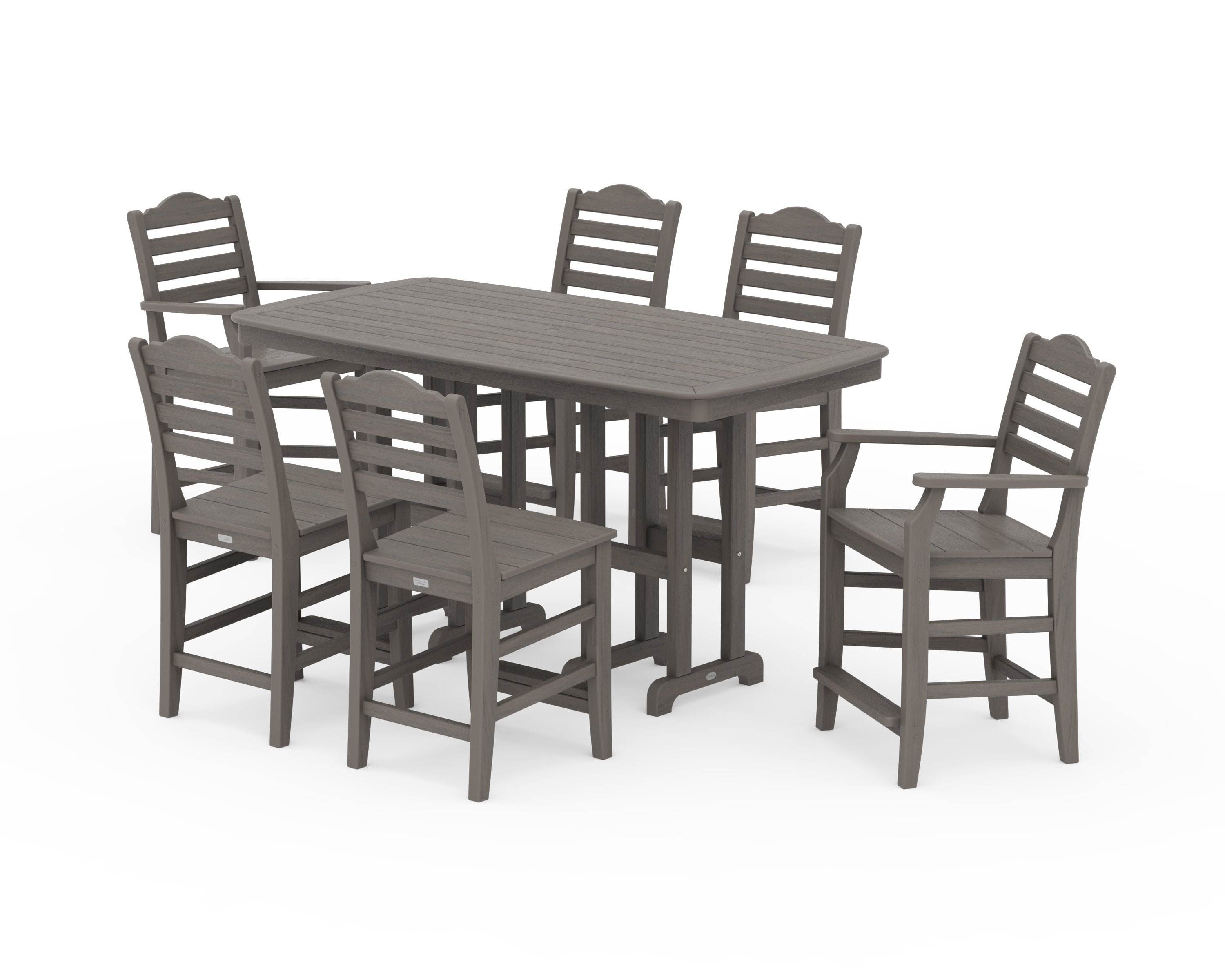 Savannah 7-Piece Counter Set in Driftwood