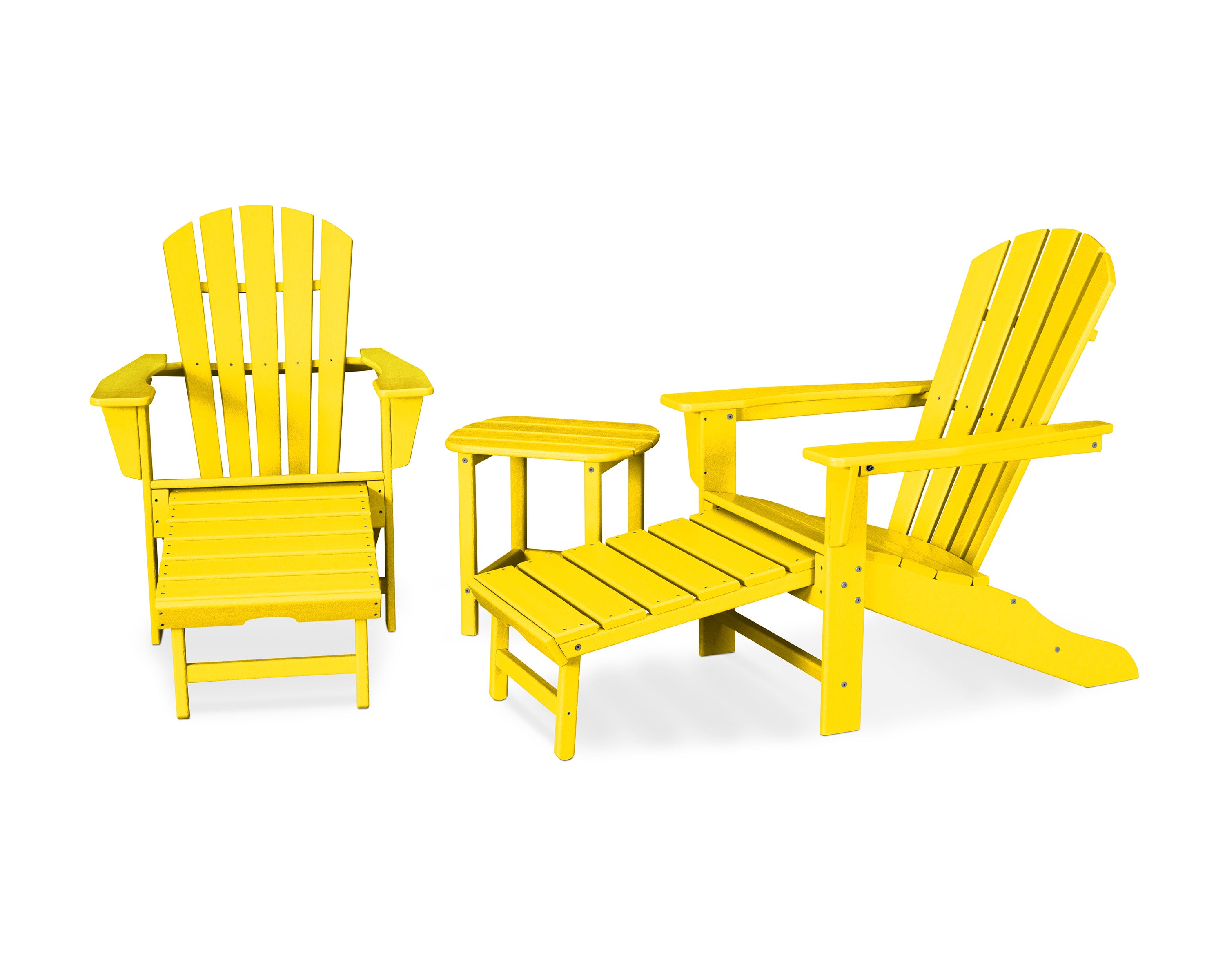 Palm Coast Ultimate Adirondack 3-Piece Set in Lemon