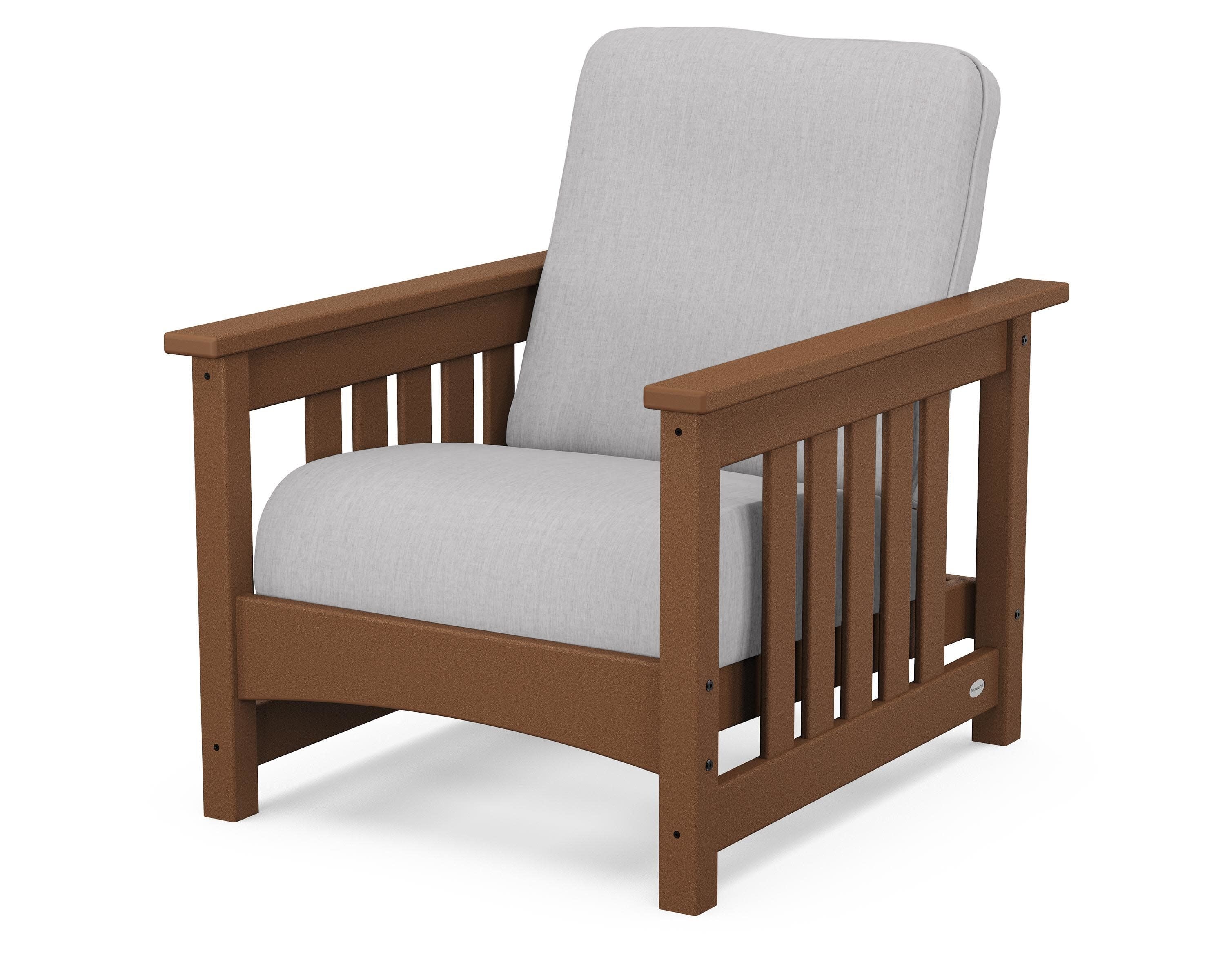 Club Mission Chair in Teak / Granite