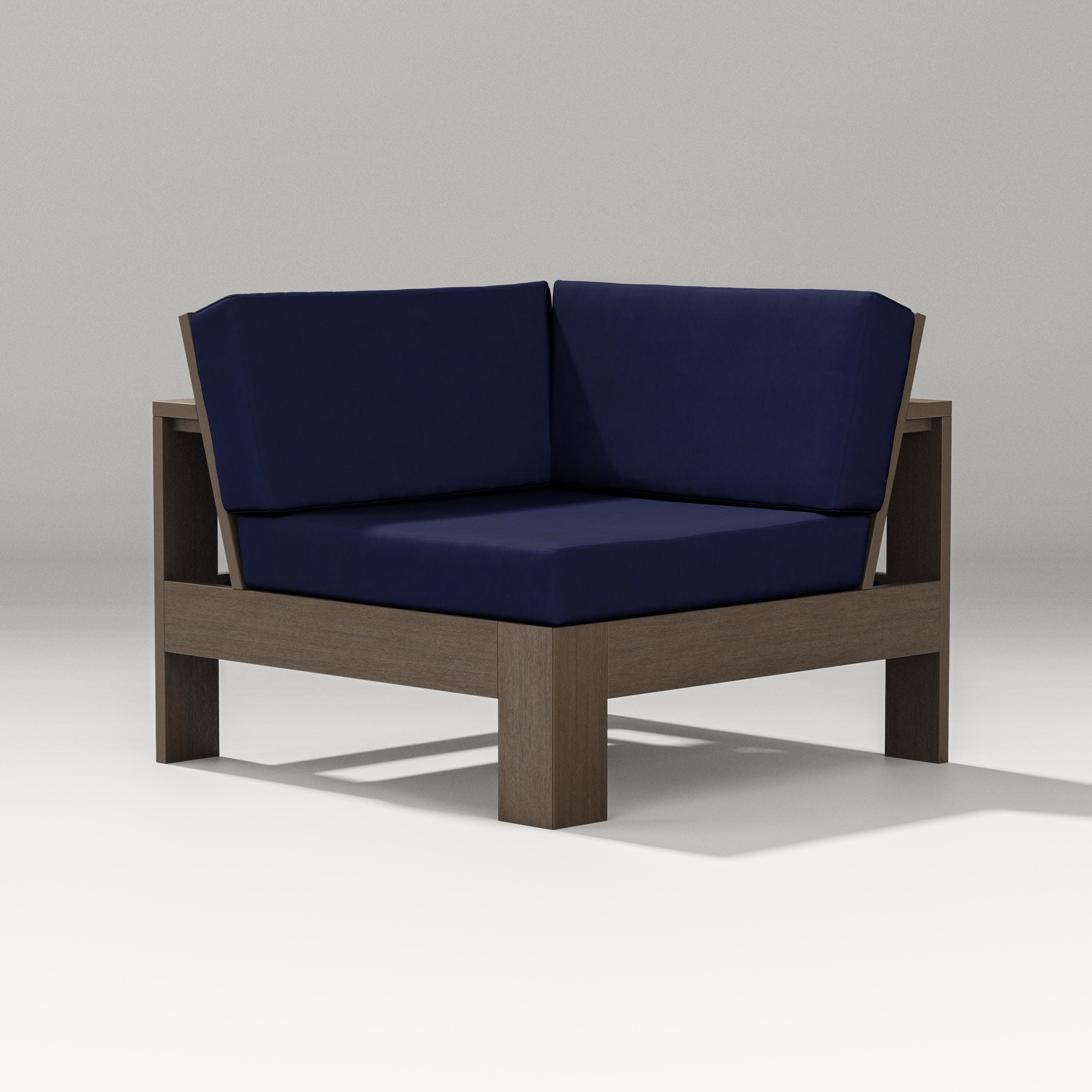 Latitude Modular Corner Chair in Kona / Navy