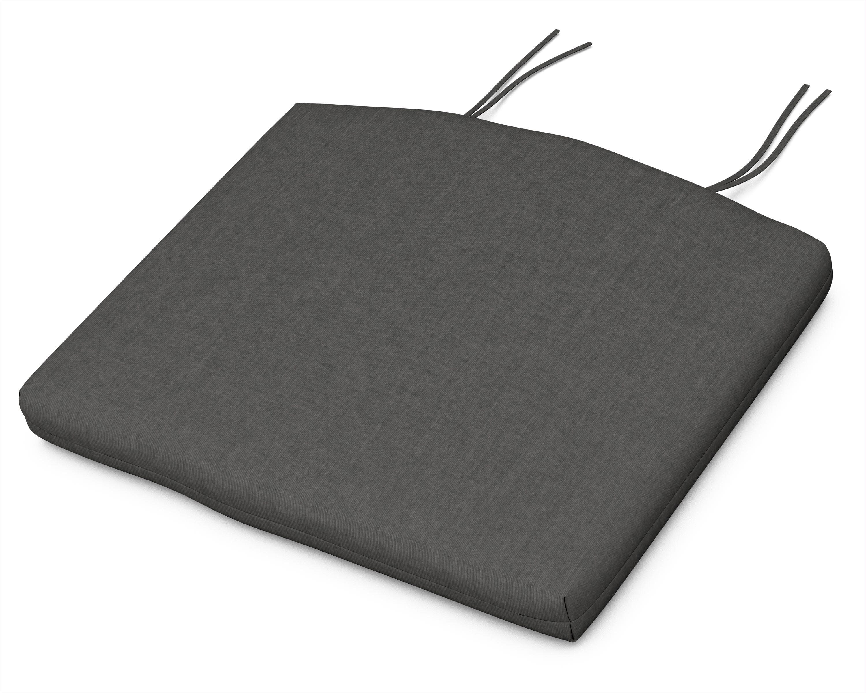 Standard Seat Cushion 17"D x 20.5"W x 2.5"H in Spectrum Carbon