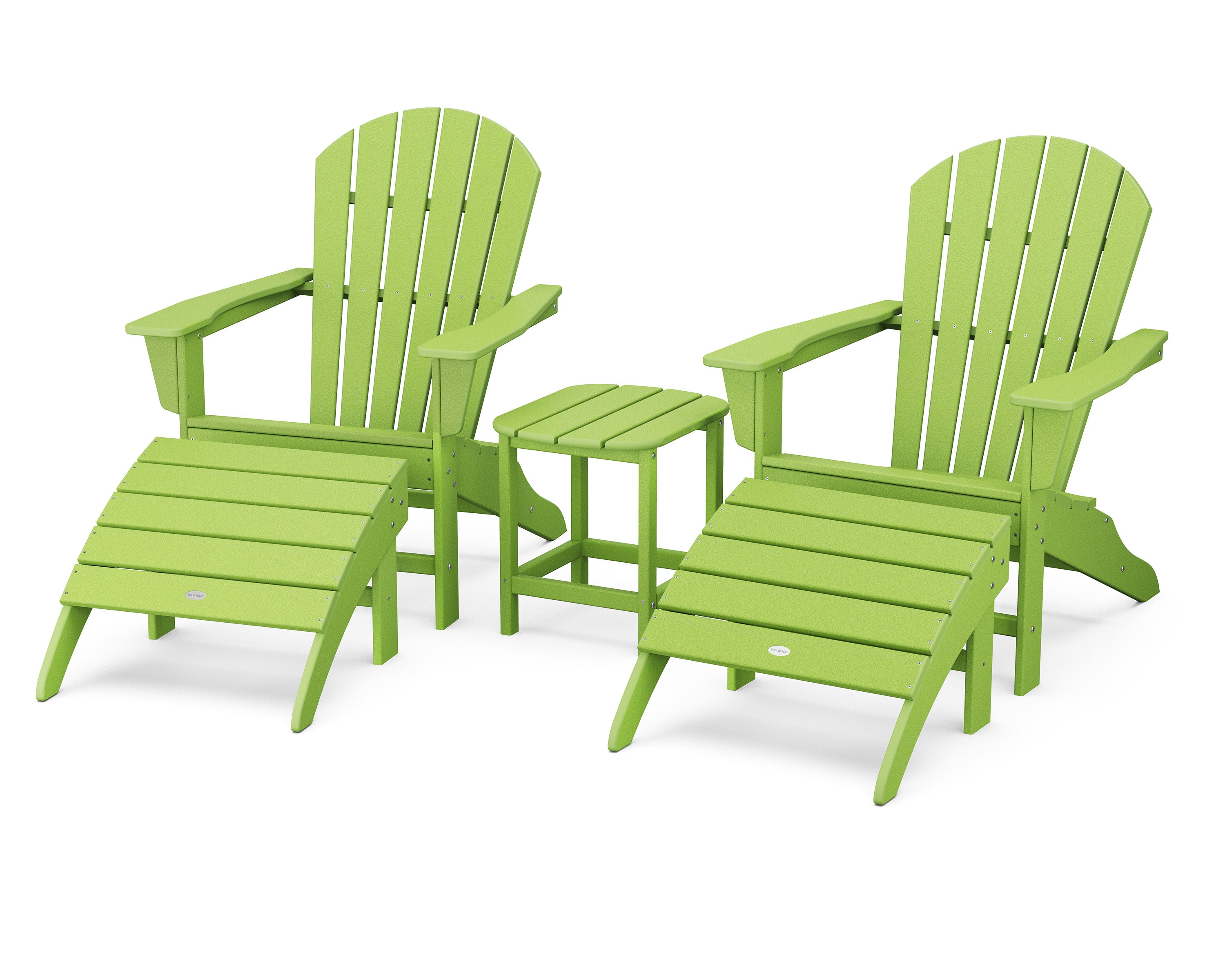 South Beach Adirondack 5-Piece Set in Lime