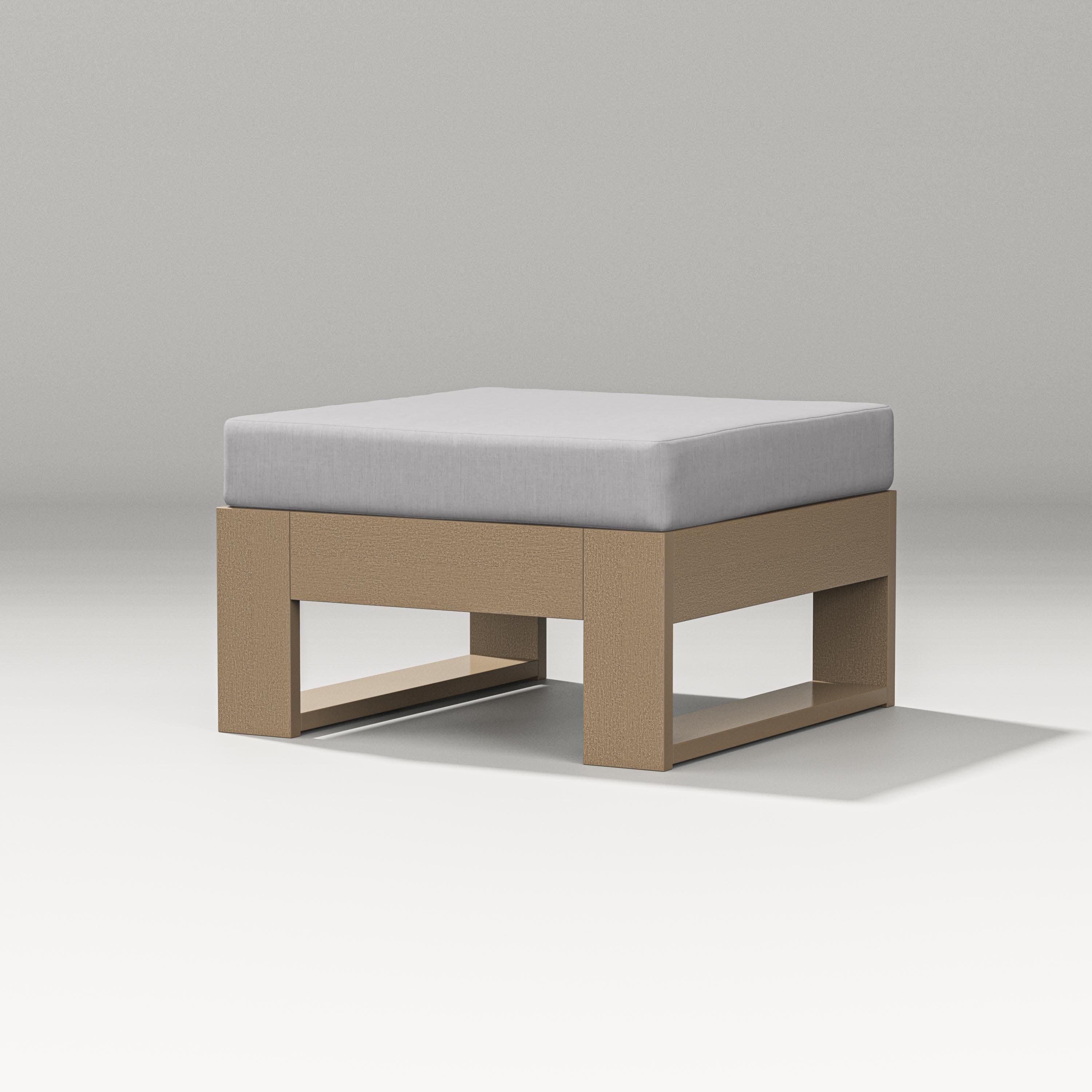 Latitude Lounge Ottoman in Vintage Sahara / Granite