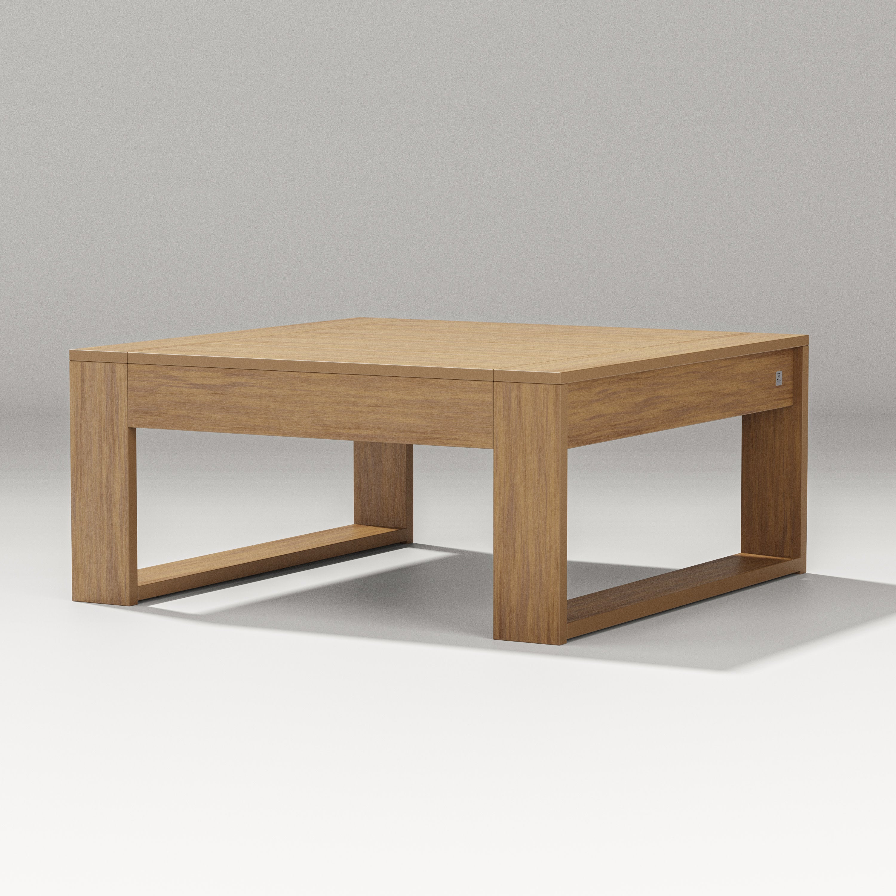 Latitude Square Coffee Table in Natural