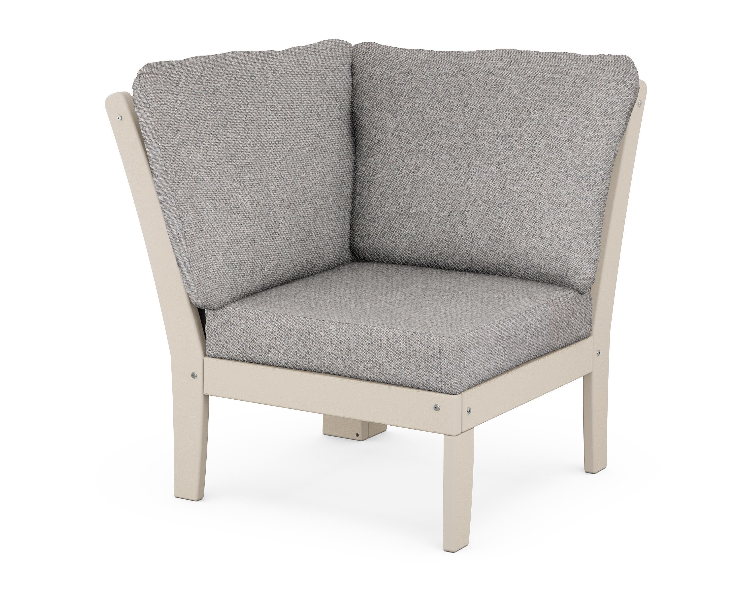 Braxton Modular Corner Chair in Sand / Grey Mist