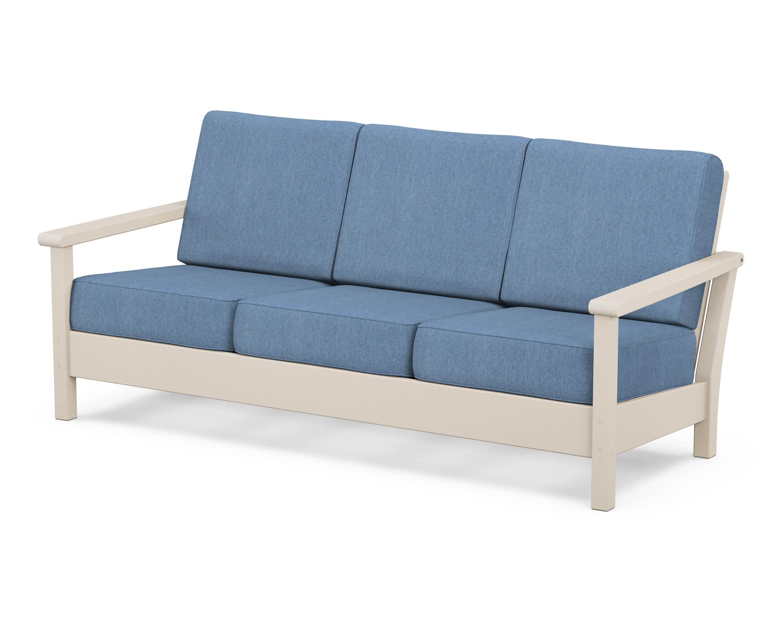 Harbour Deep Seating Sofa in Sand / Sky Blue