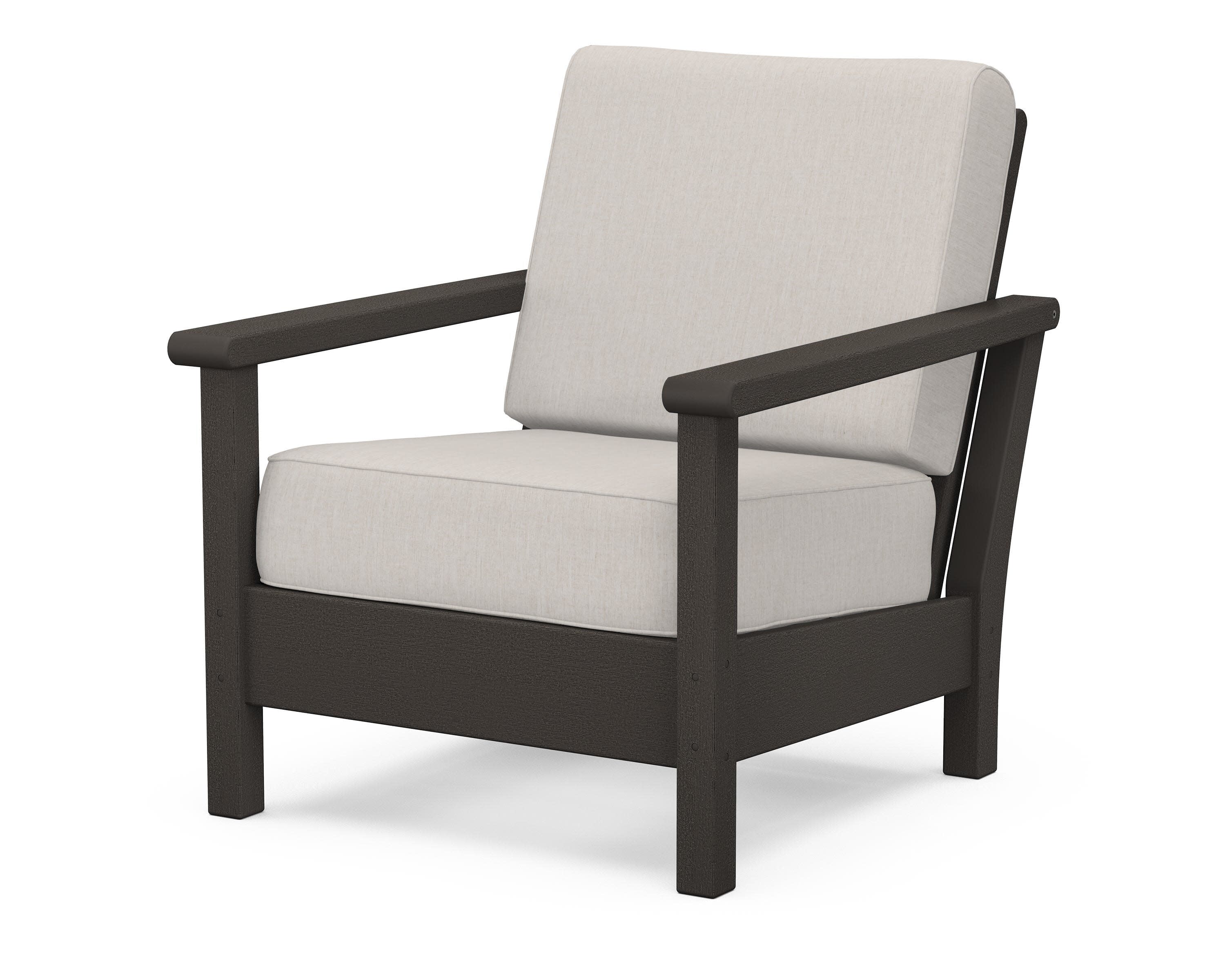 Harbour Deep Seating Chair in Vintage Coffee / Cast Ash