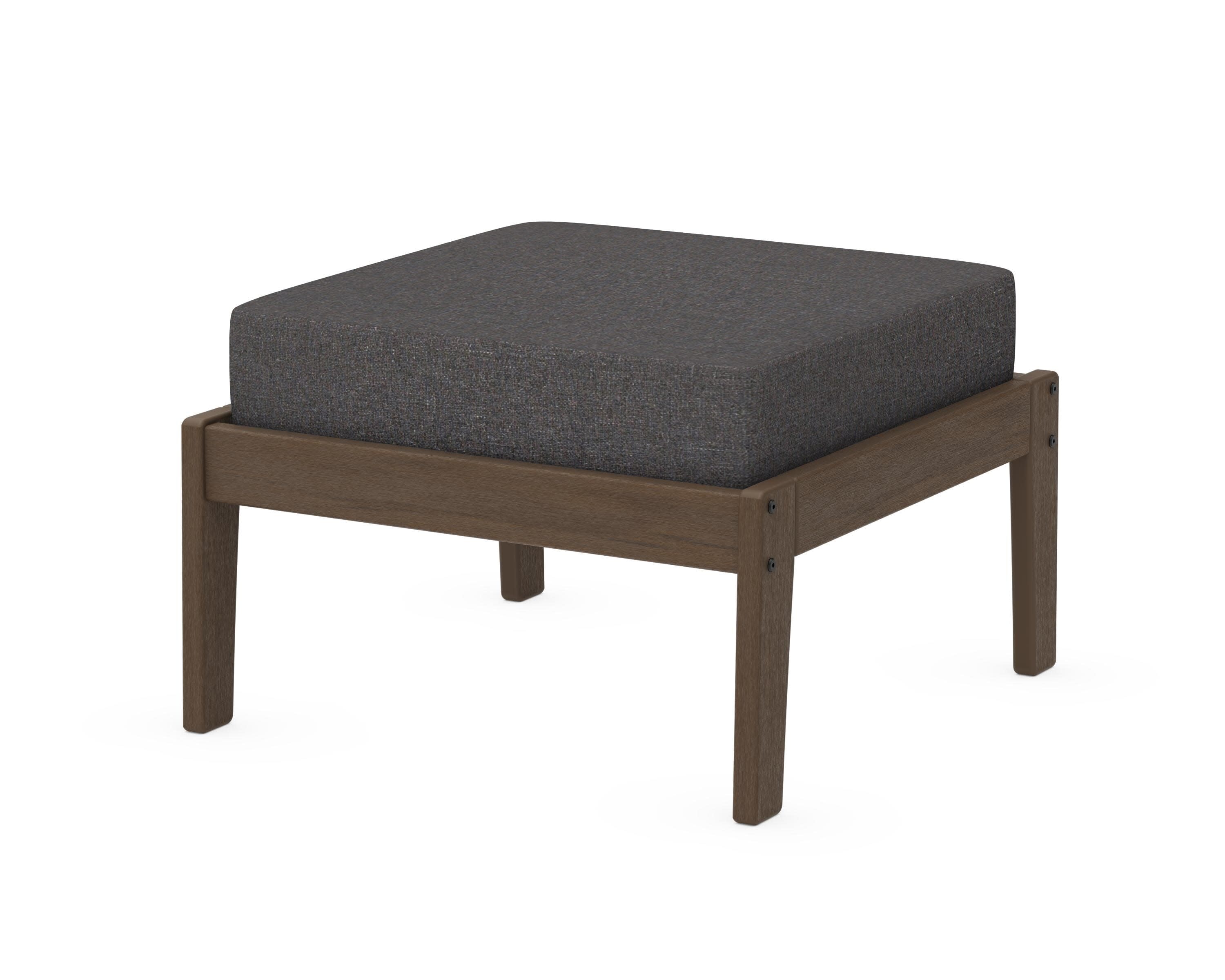 Deep Seating Ottoman in Kona / Ash Charcoal