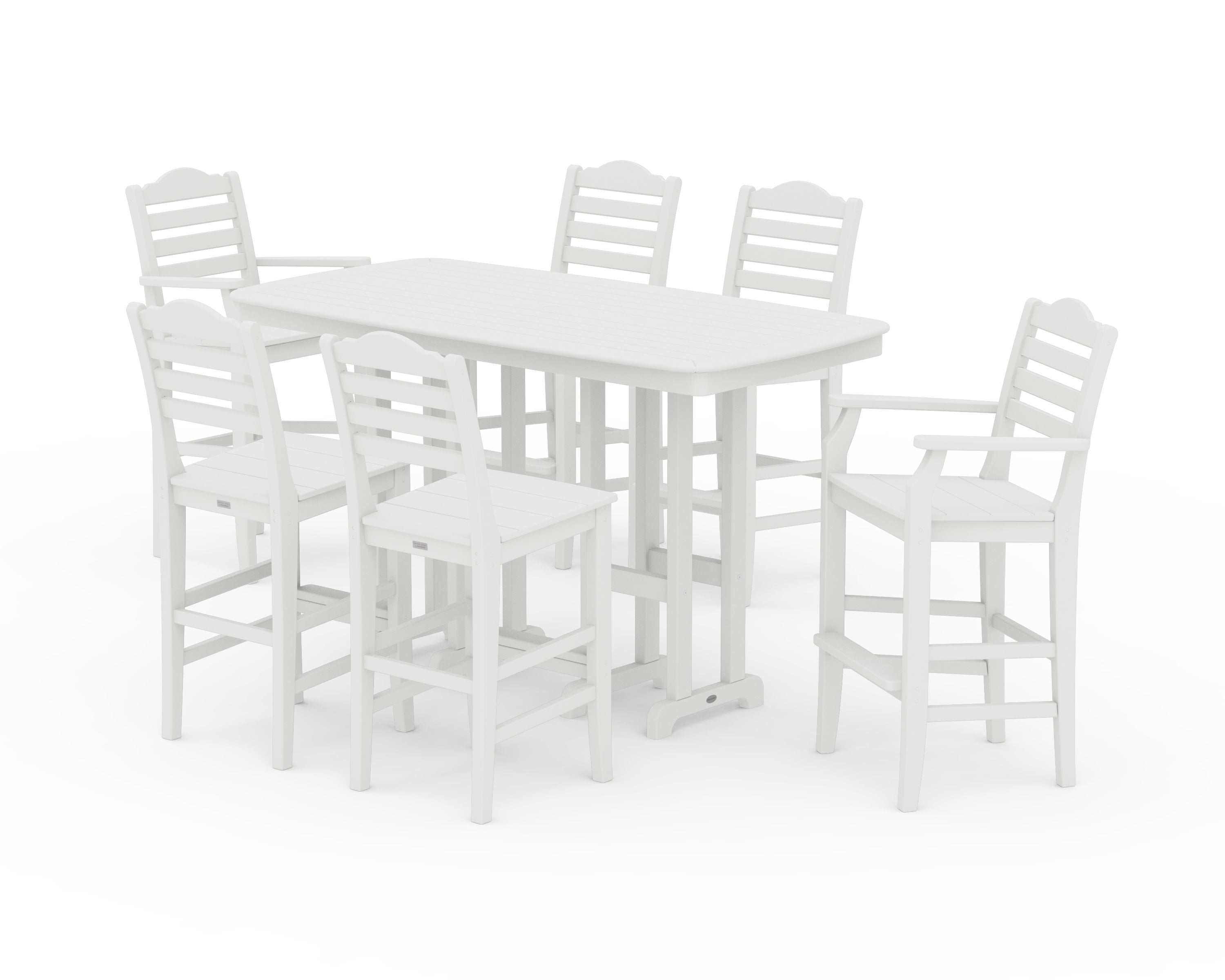 Savannah 7-Piece Bar Set in White