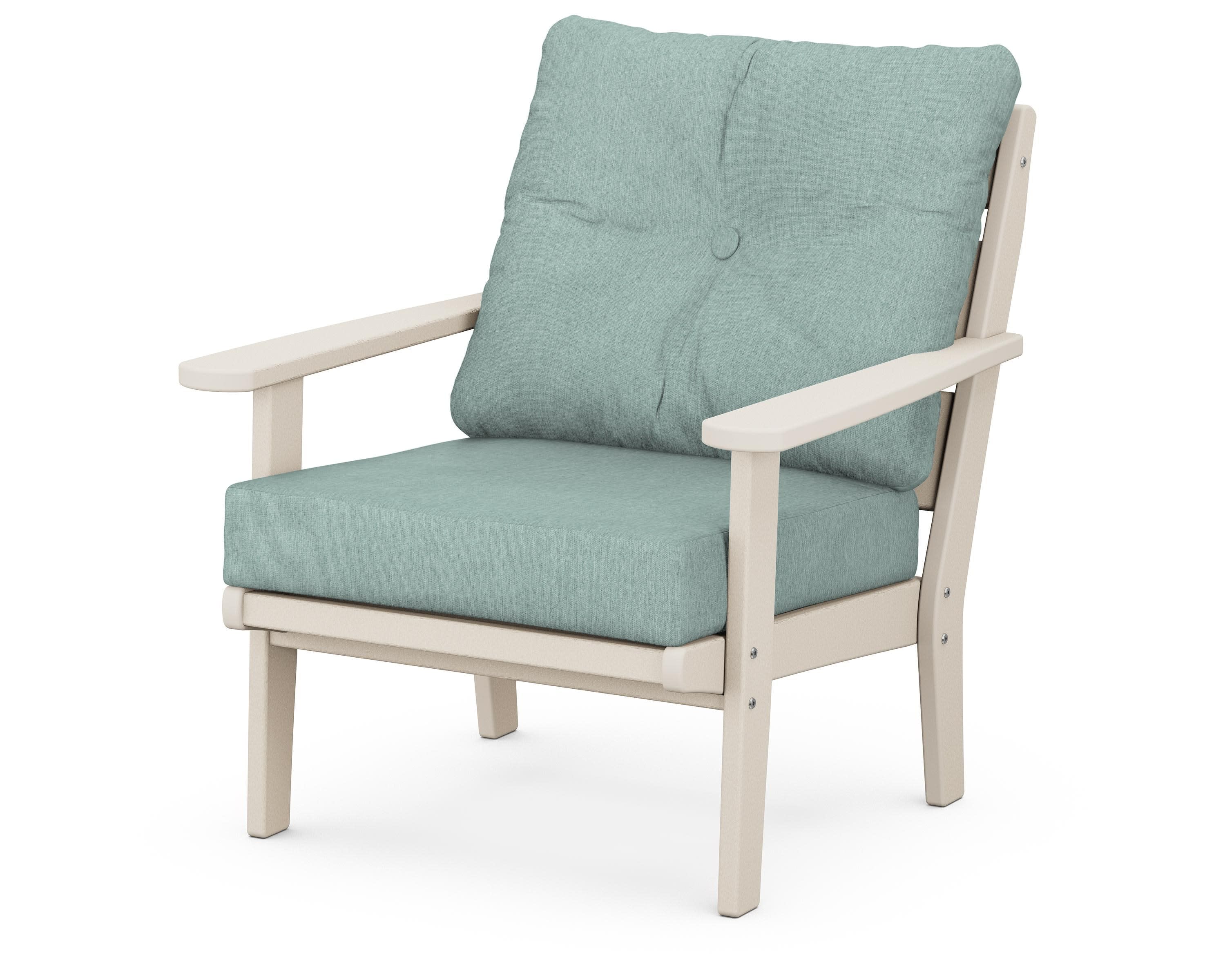 Lakeside Deep Seating Chair in Sand / Glacier Spa