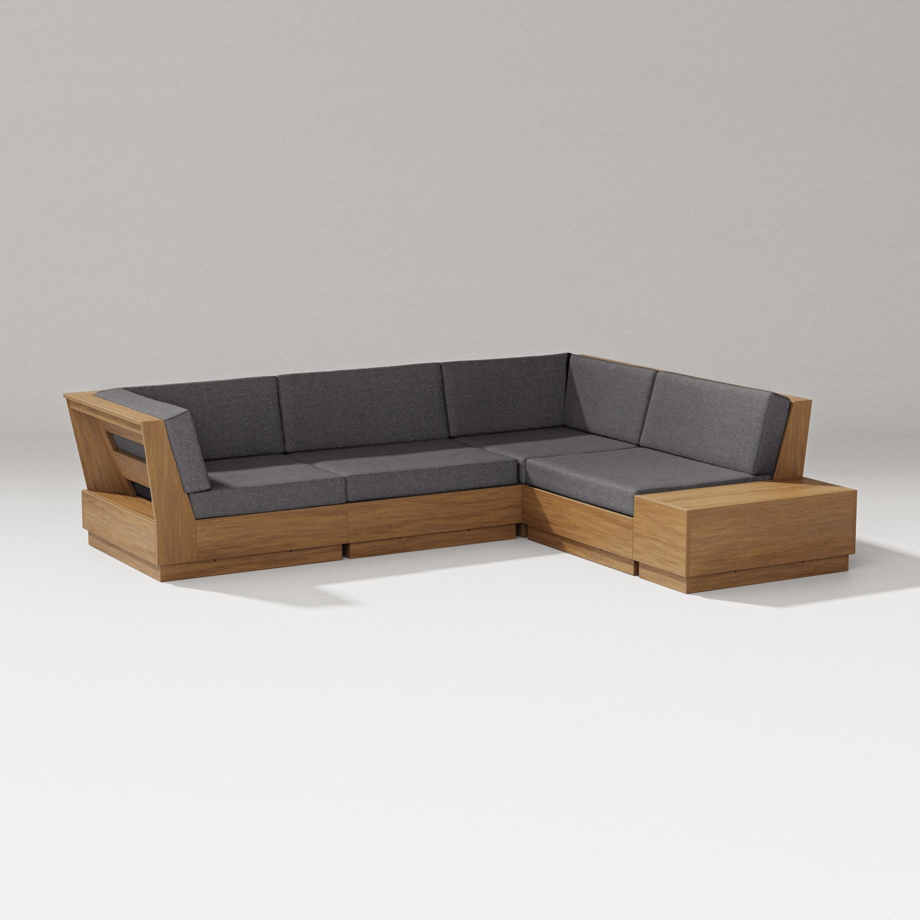 Elevate Corner Sectional in Natural / Ash Charcoal