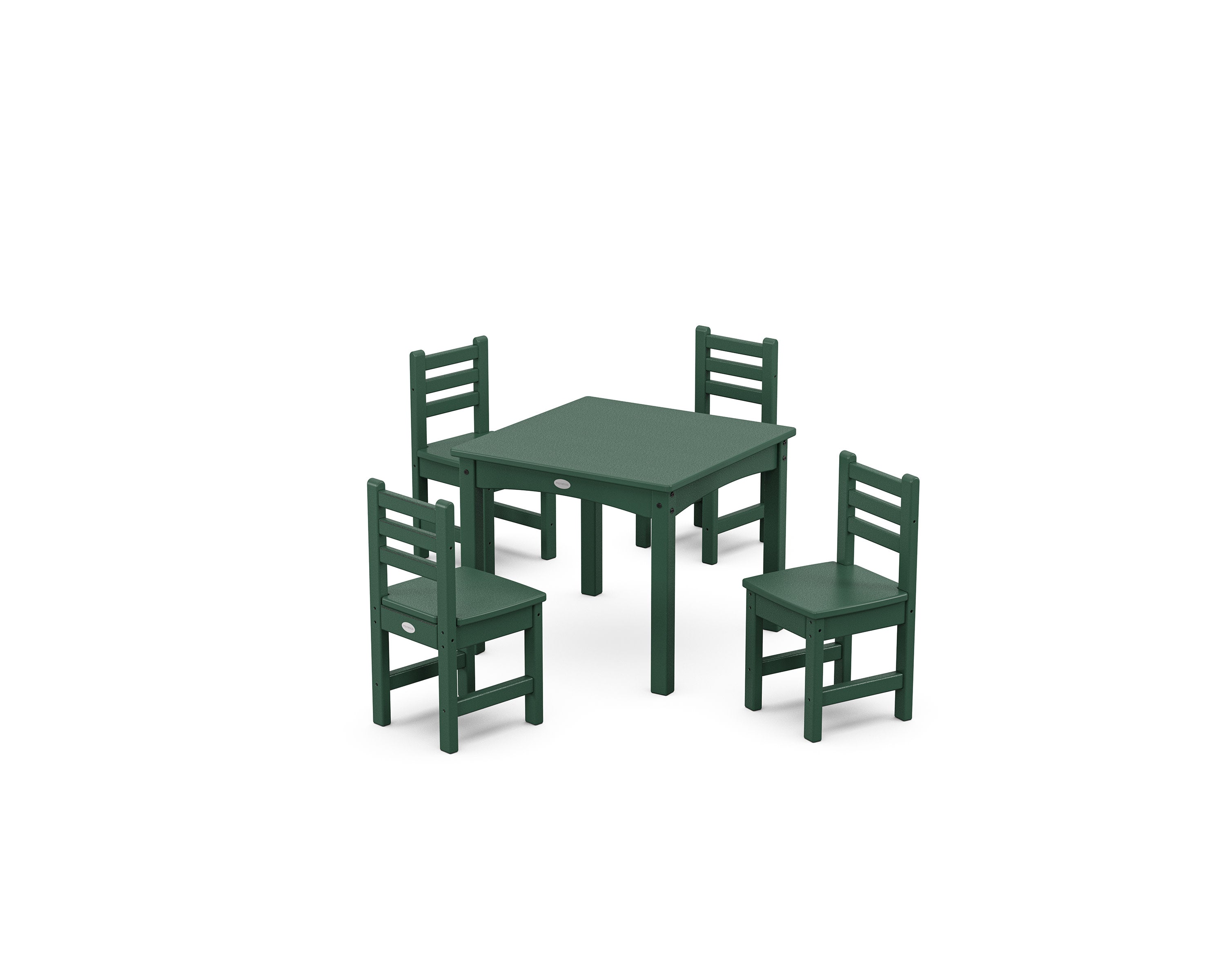 Lakeside Toddler 5-Piece Dining Set in Green
