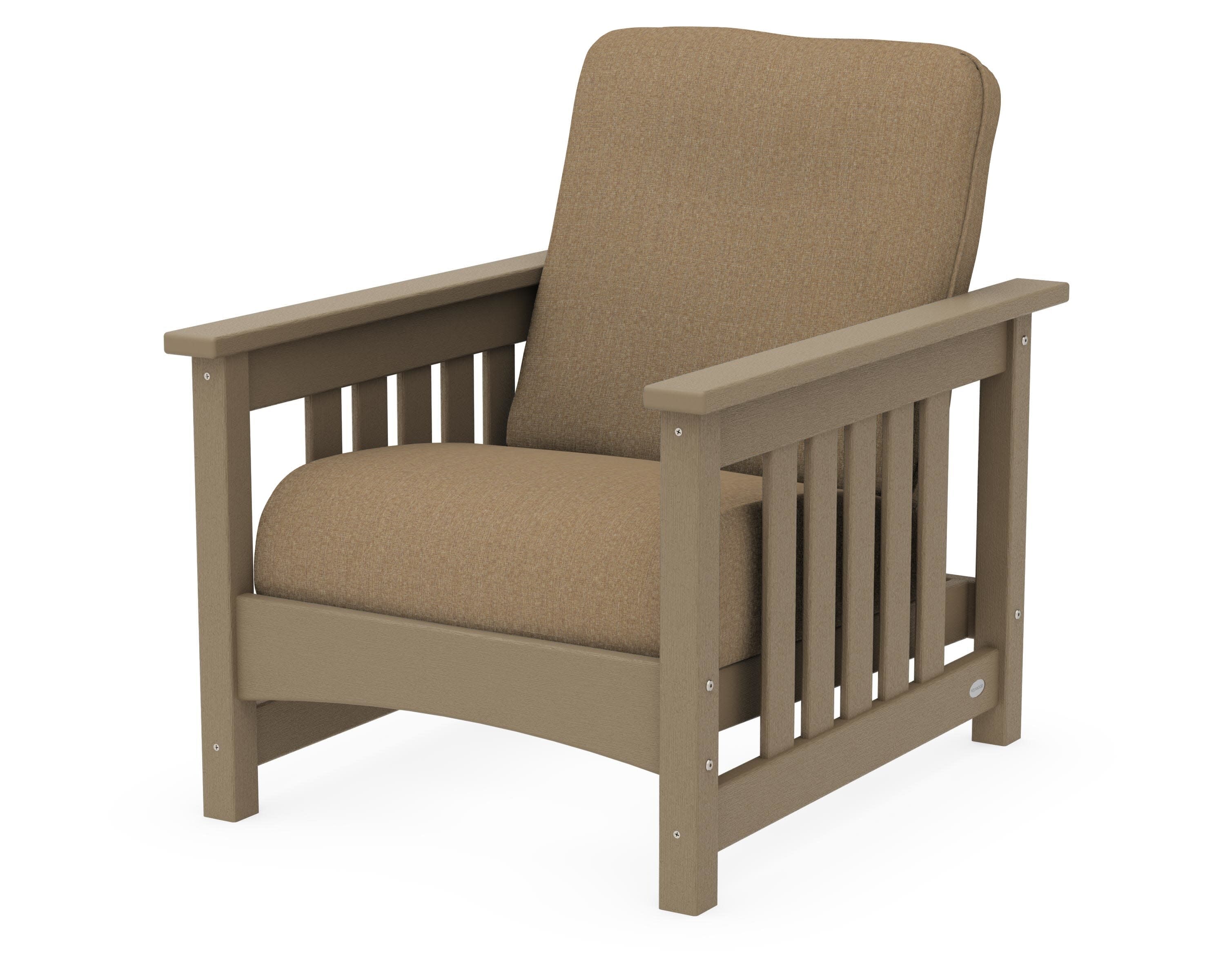 Club Mission Chair in Vintage Sahara / Sesame