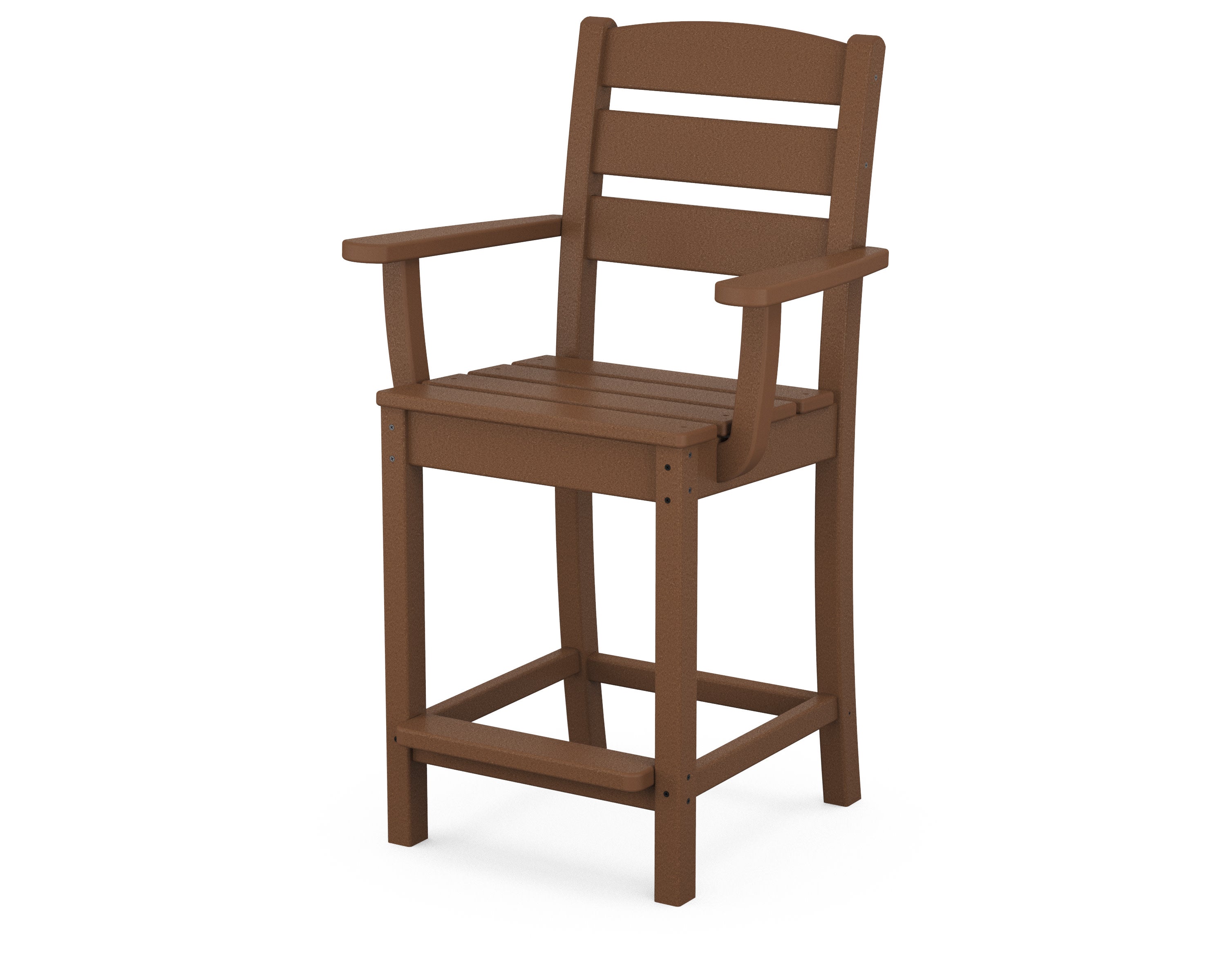 Lakeside Counter Arm Chair in Teak