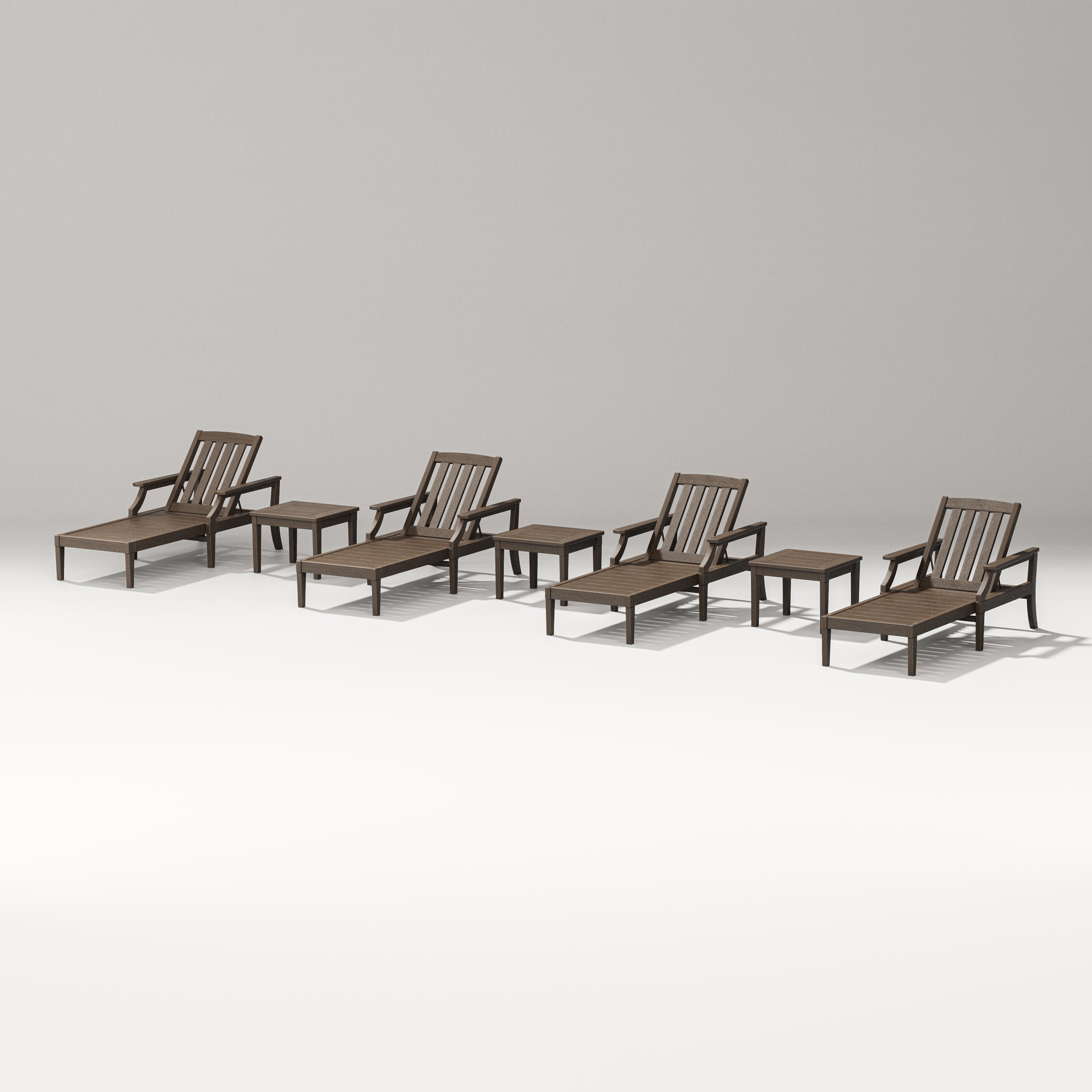 Estate 7-Piece Chaise Lounge Set in Kona