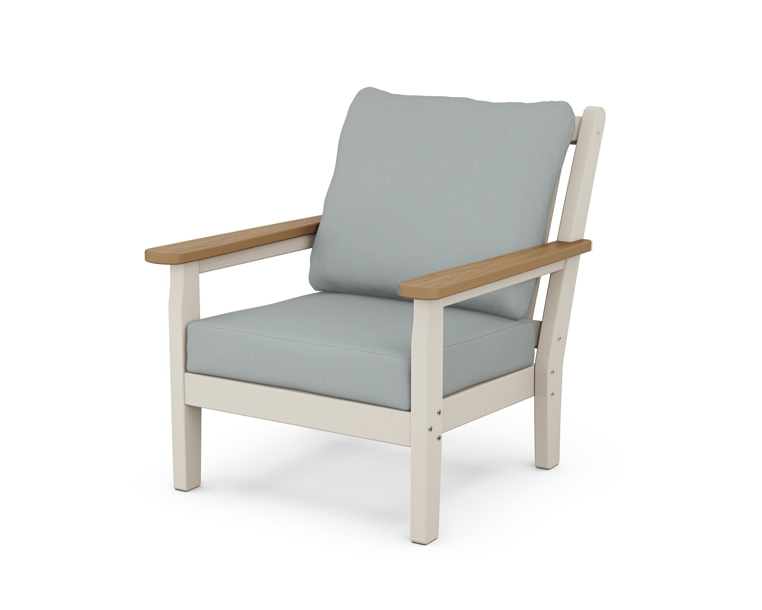 Chippendale Deep Seating Chair in Sand / Natural / Spa