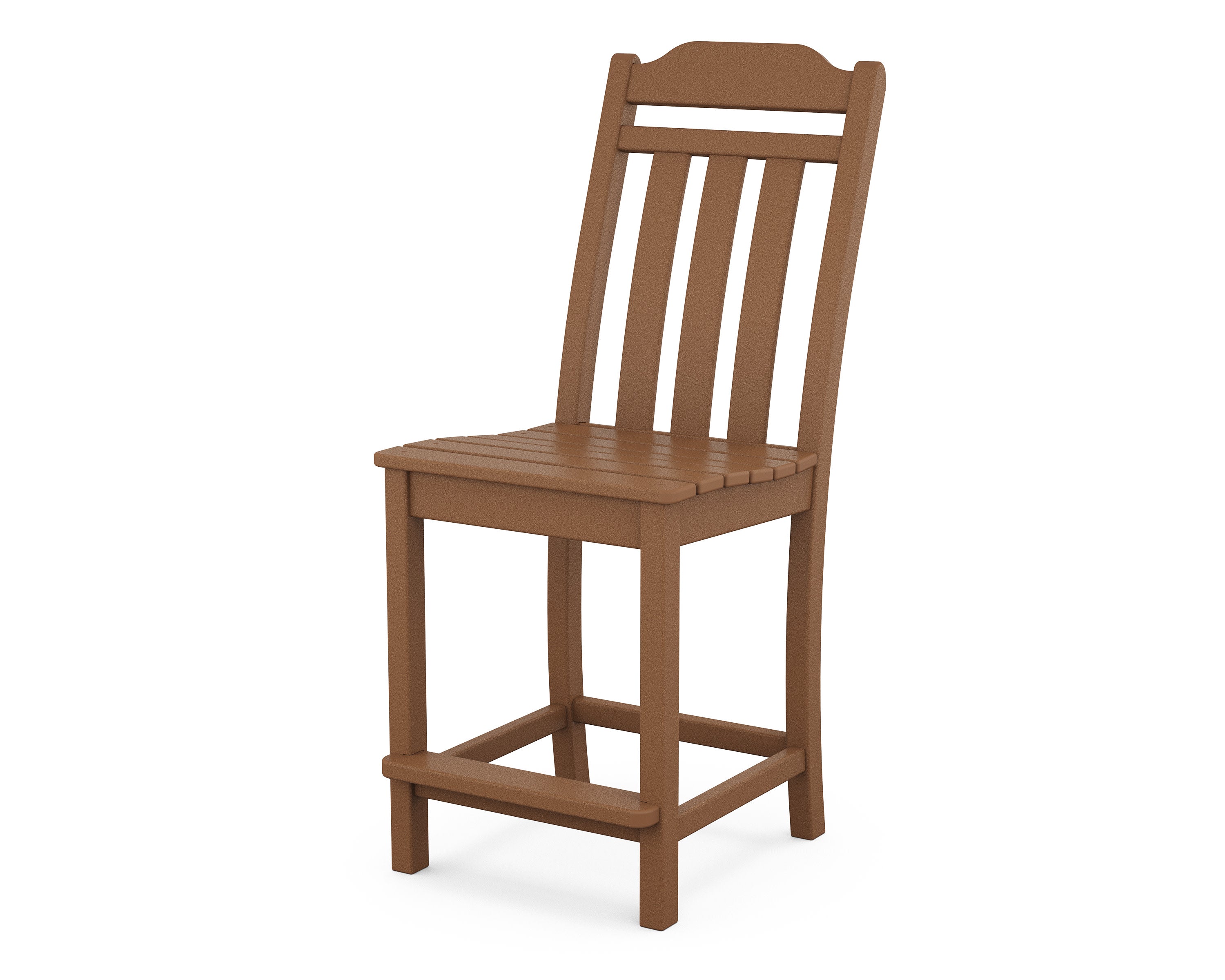 Cottage Counter Side Chair in Teak