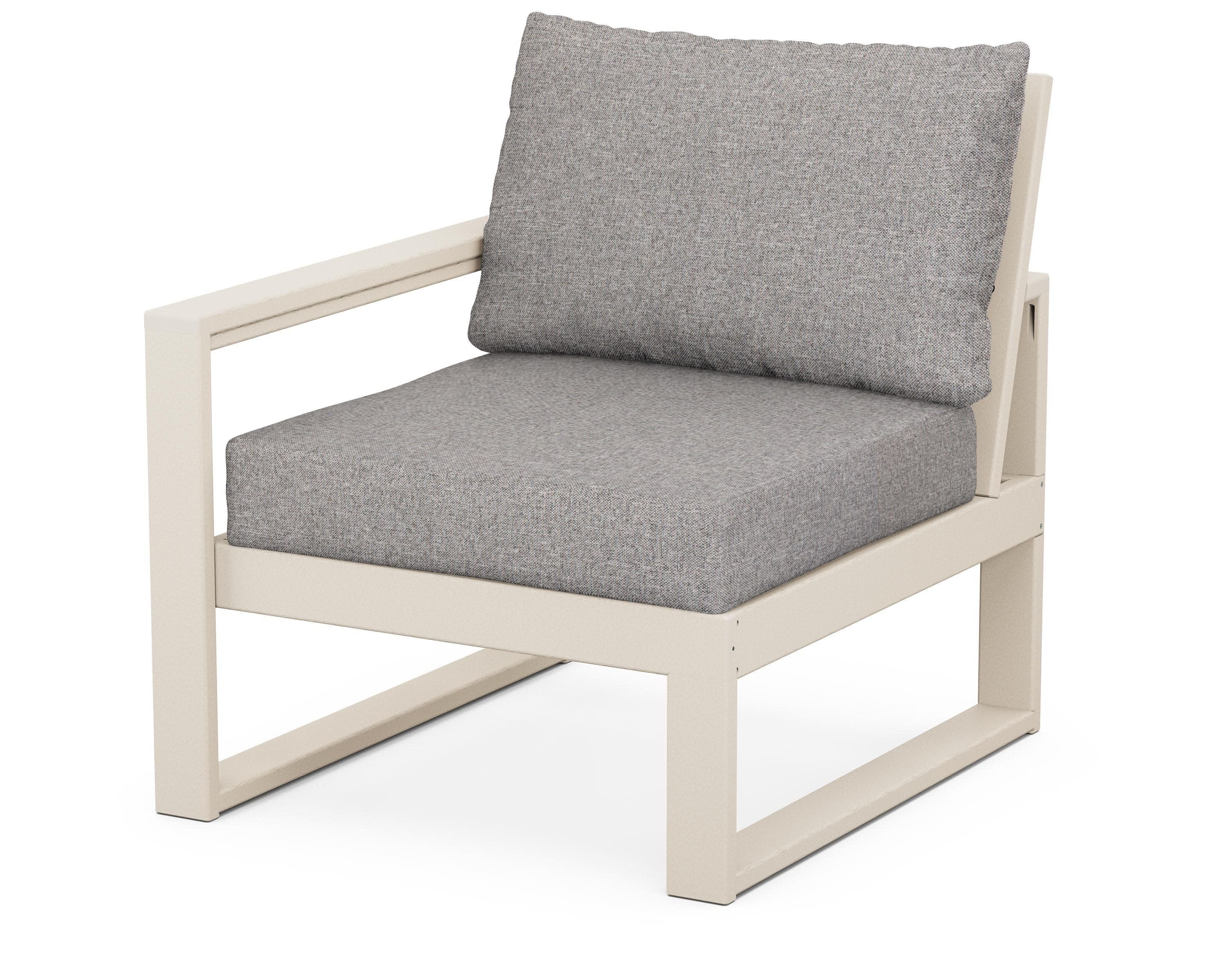 EDGE Modular Left Arm Chair in Sand / Grey Mist