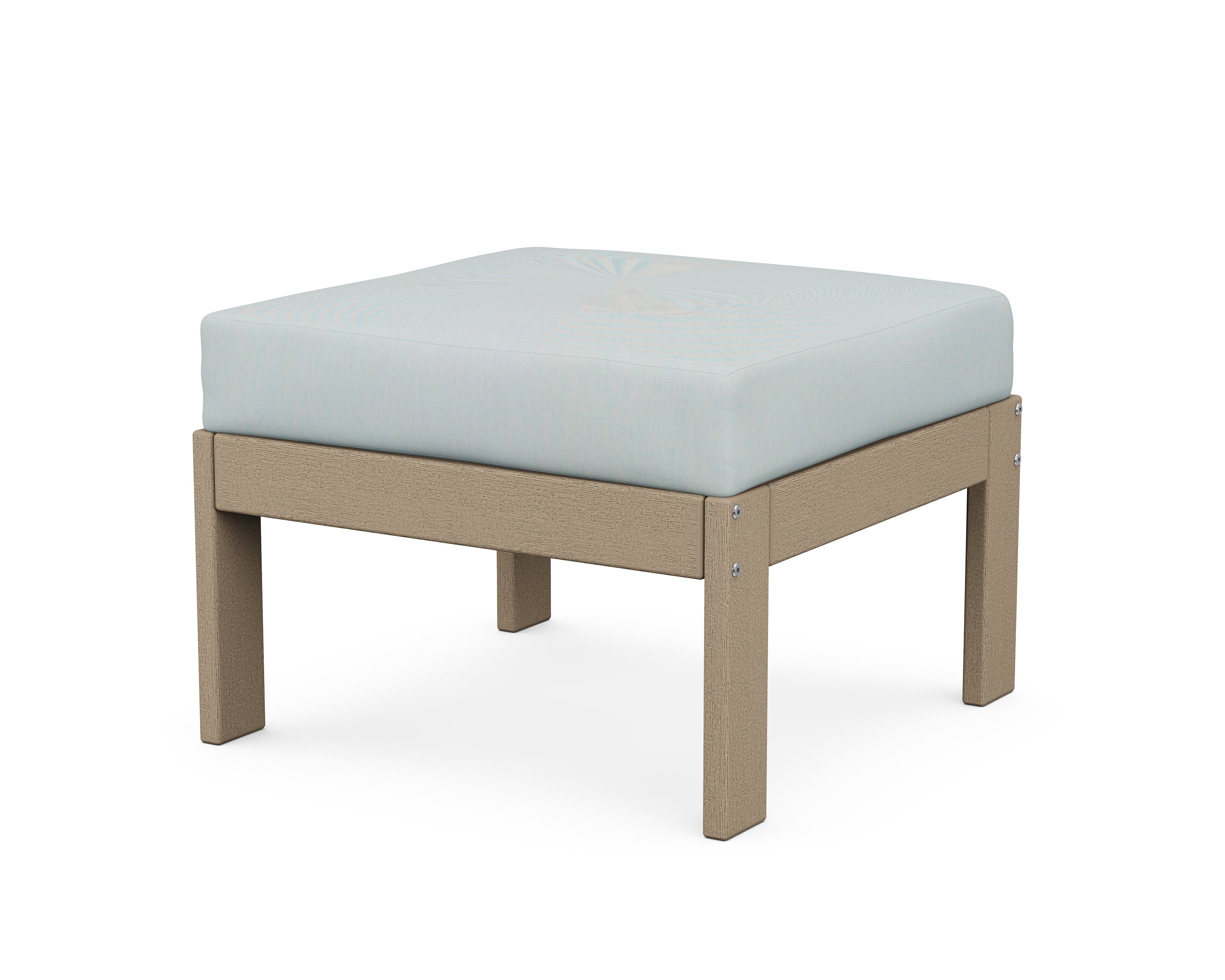 Vineyard Modular Ottoman in Vintage Sahara / Spa