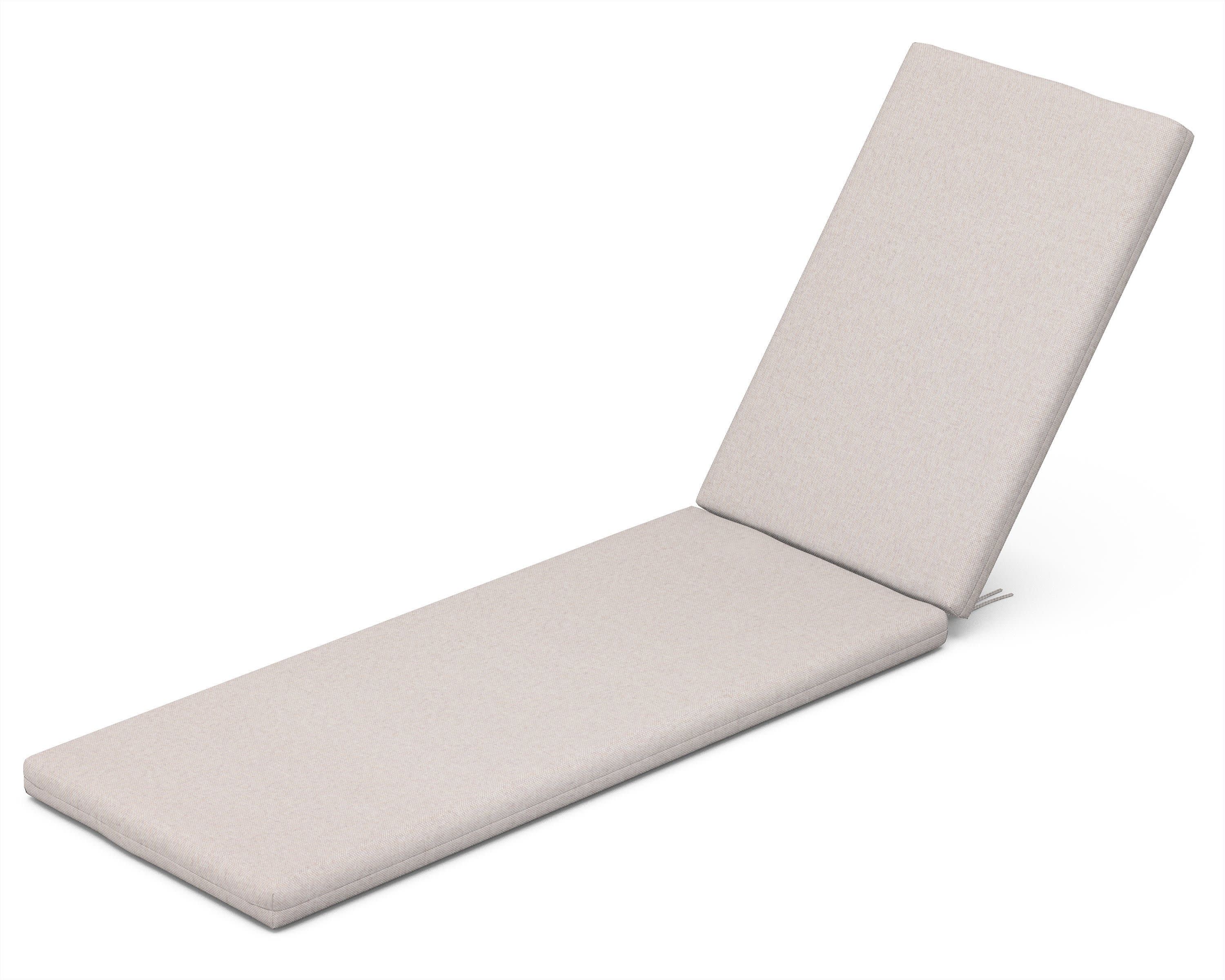 Chaise Cushion in Dune Burlap