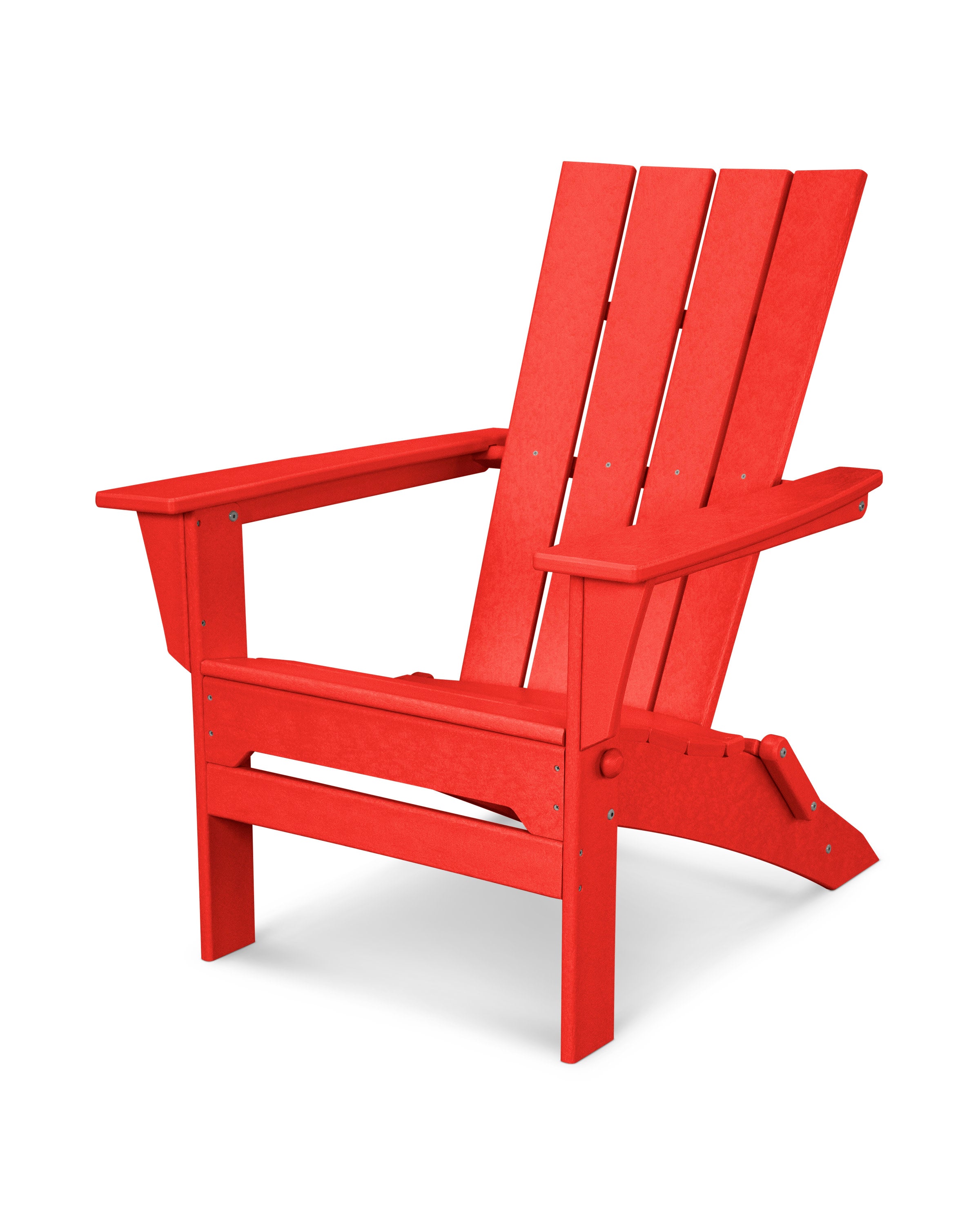 Quattro Folding Adirondack in Sunset Red