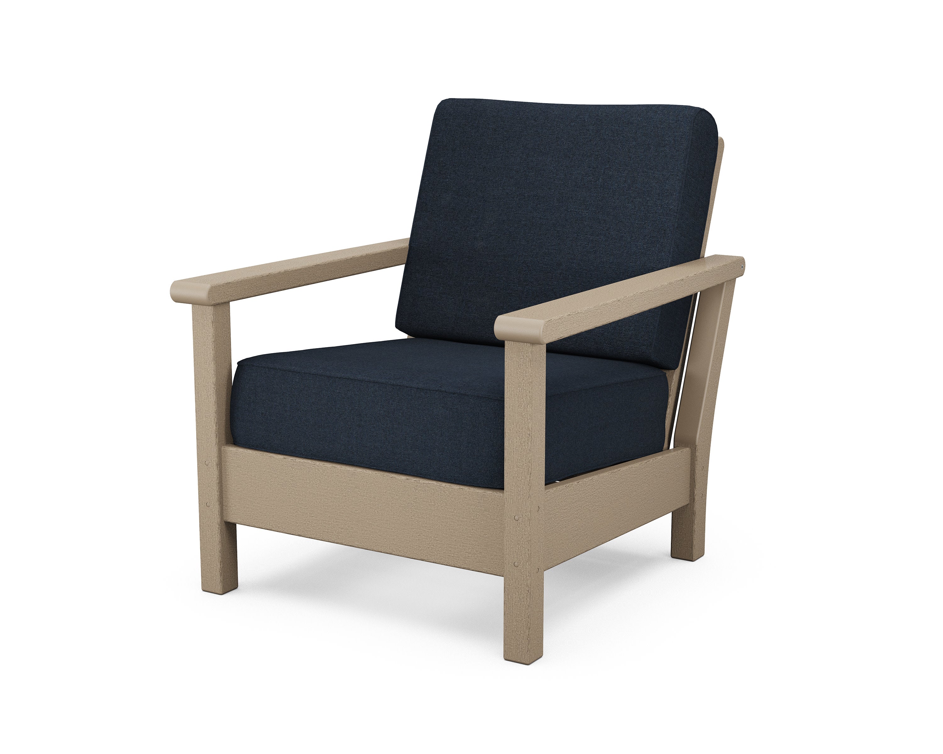 Harbour Deep Seating Chair in Vintage Sahara / Marine Indigo