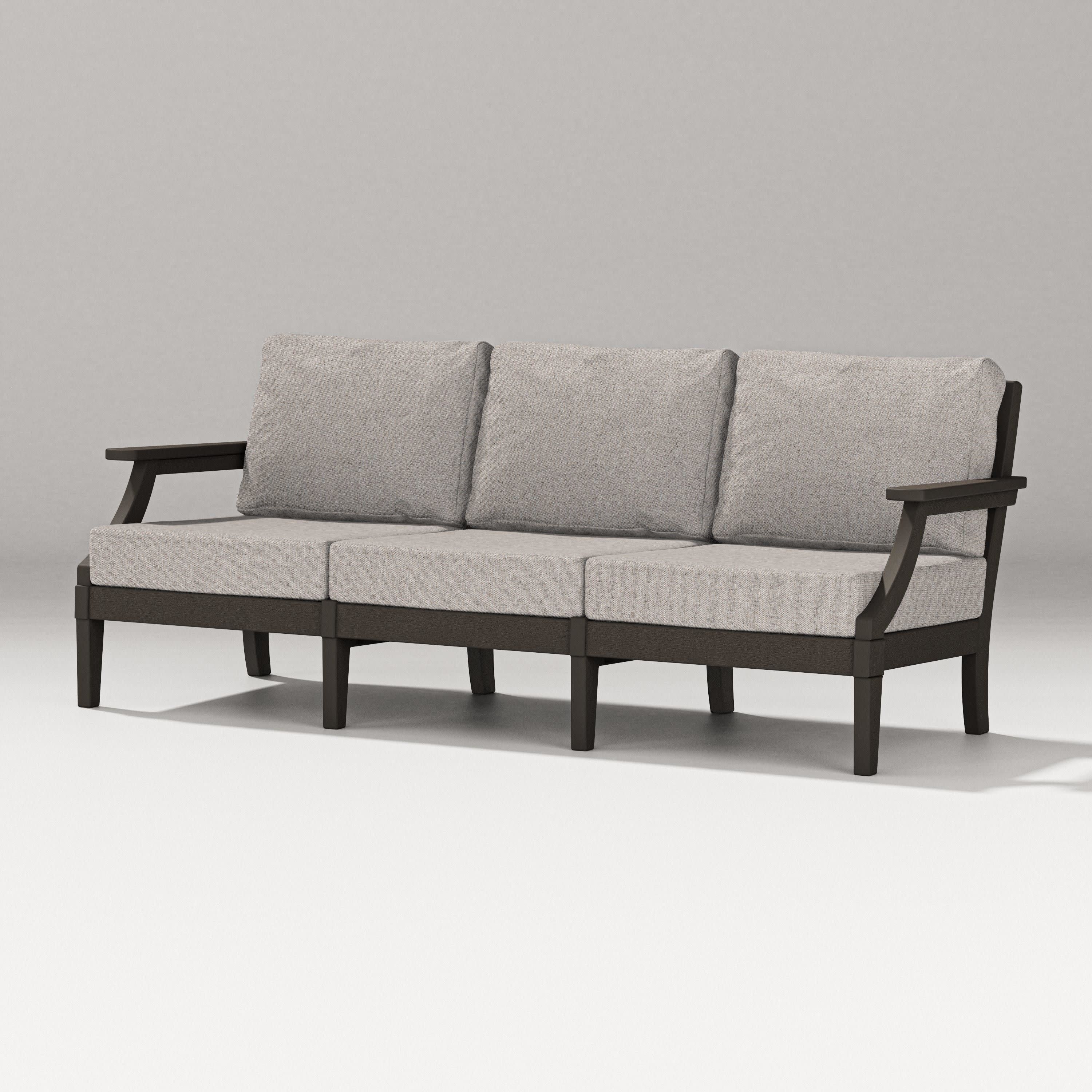 Estate Sofa in Vintage Coffee / Weathered Tweed