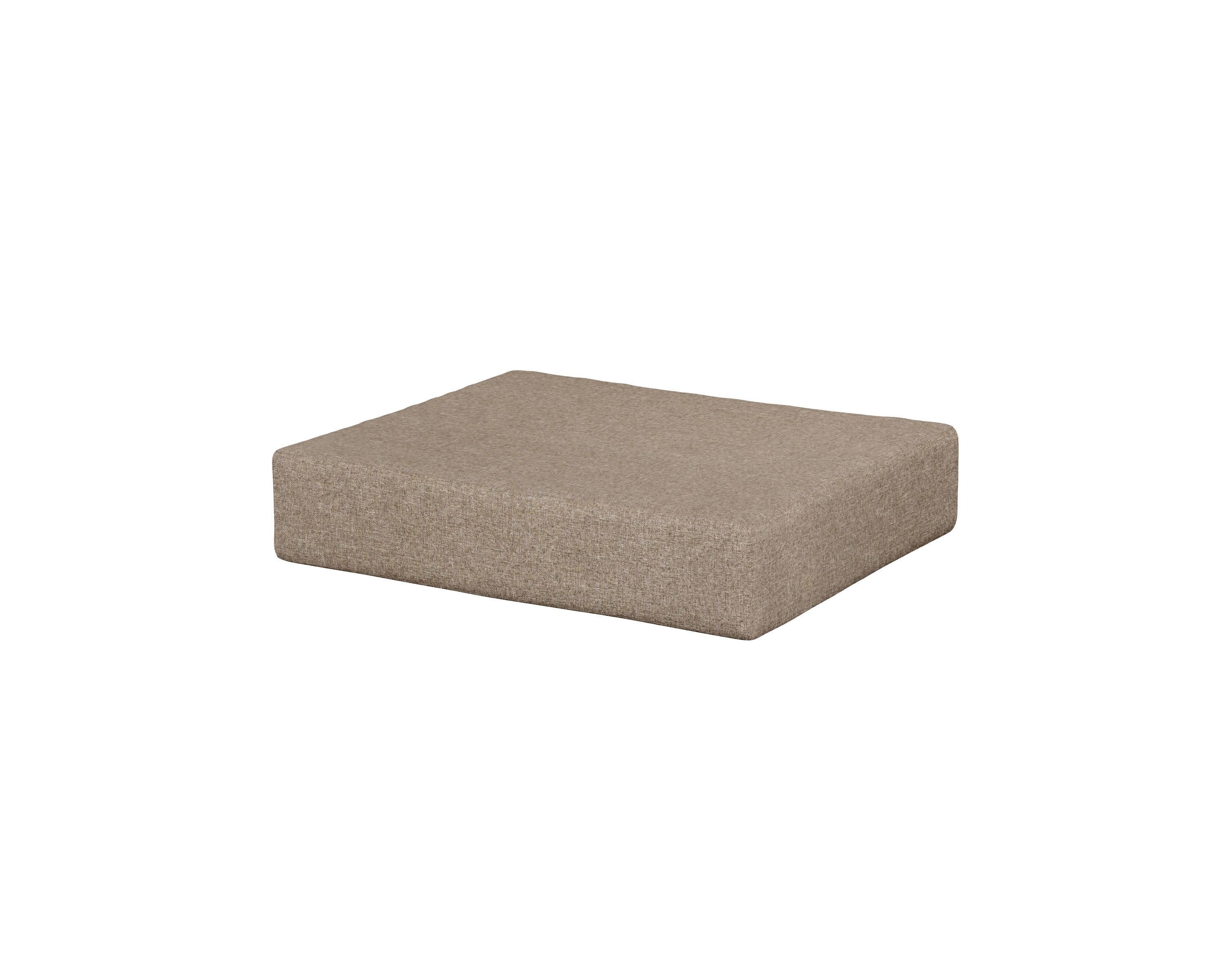 Acadia Ottoman Cushion in Spiced Burlap
