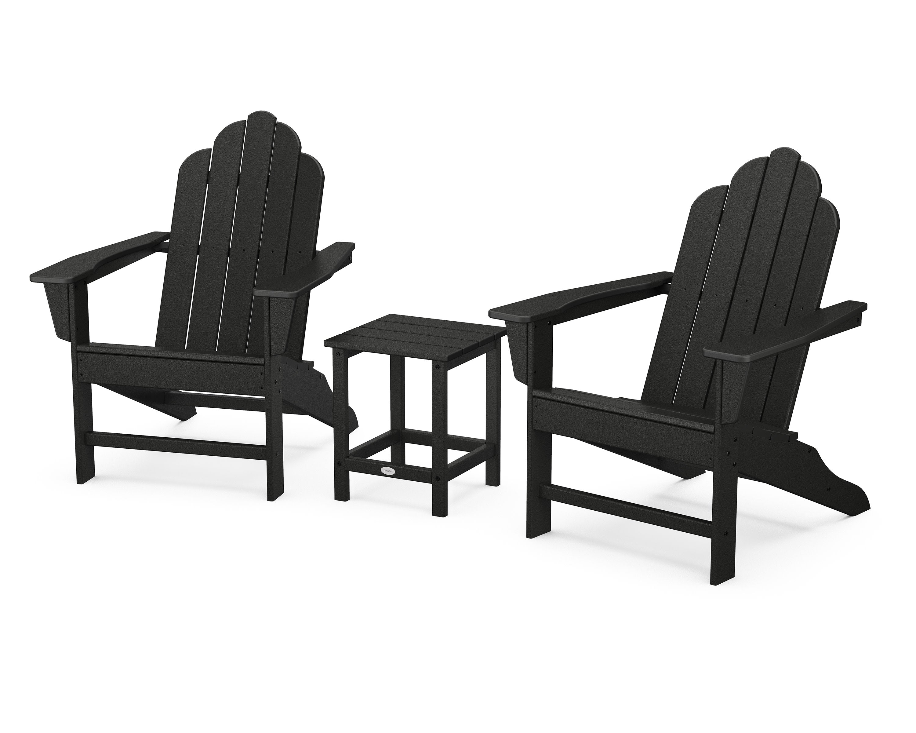 Long Island Adirondack 3-Piece Set in Black