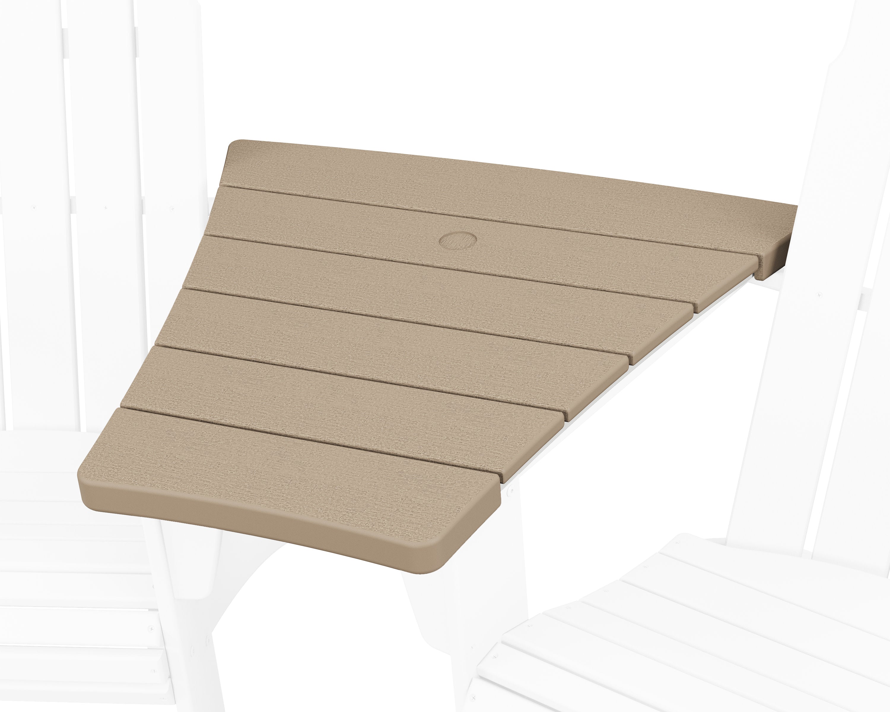 600 Series Angled Adirondack Connecting Table in Vintage Sahara