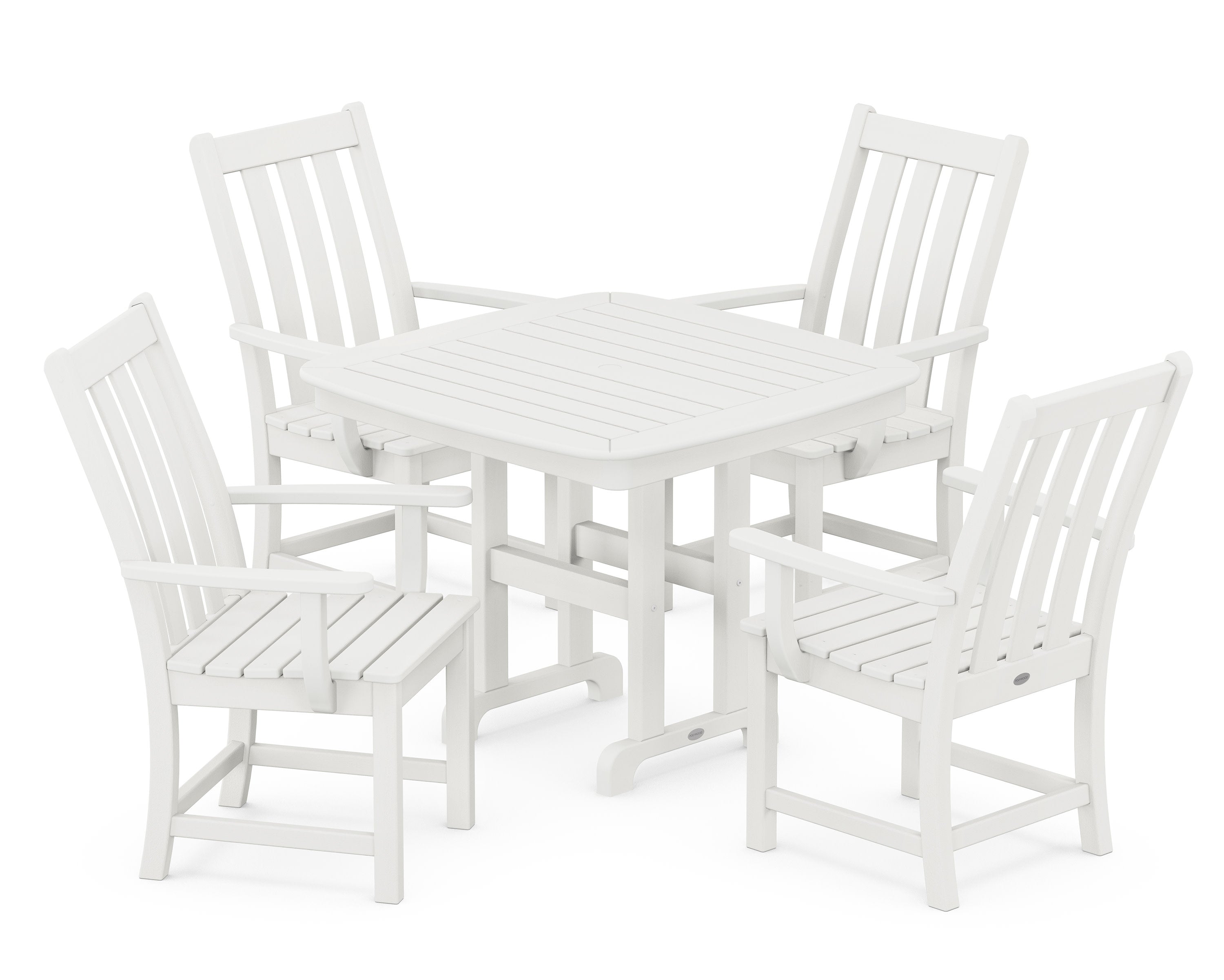 Vineyard 5-Piece Dining Set in Vintage White