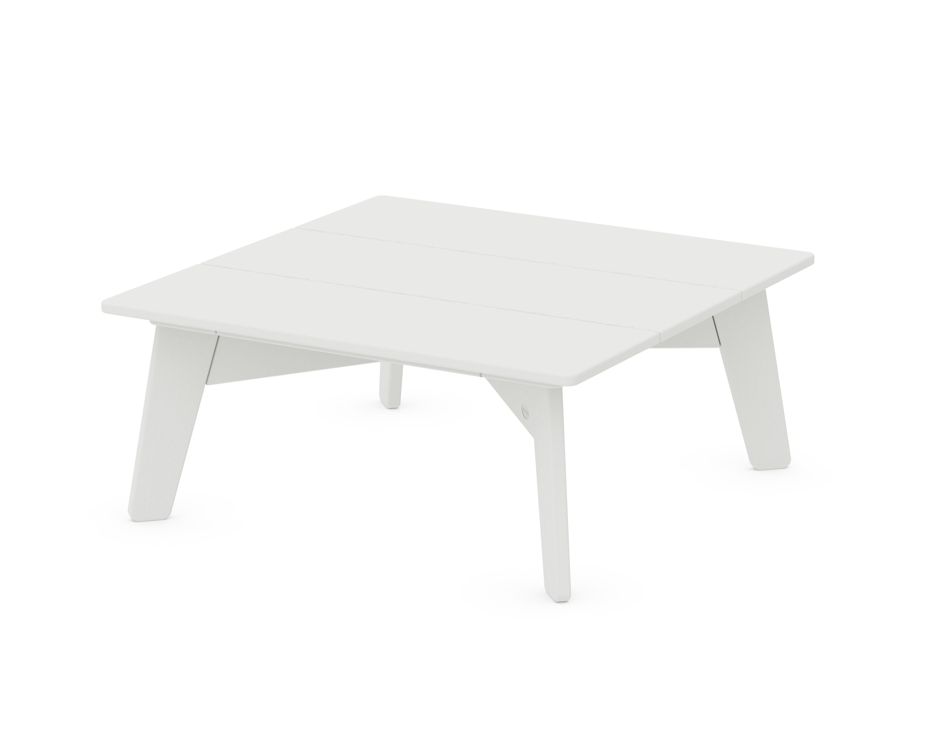 Riviera Modern Conversation Table in Vintage White
