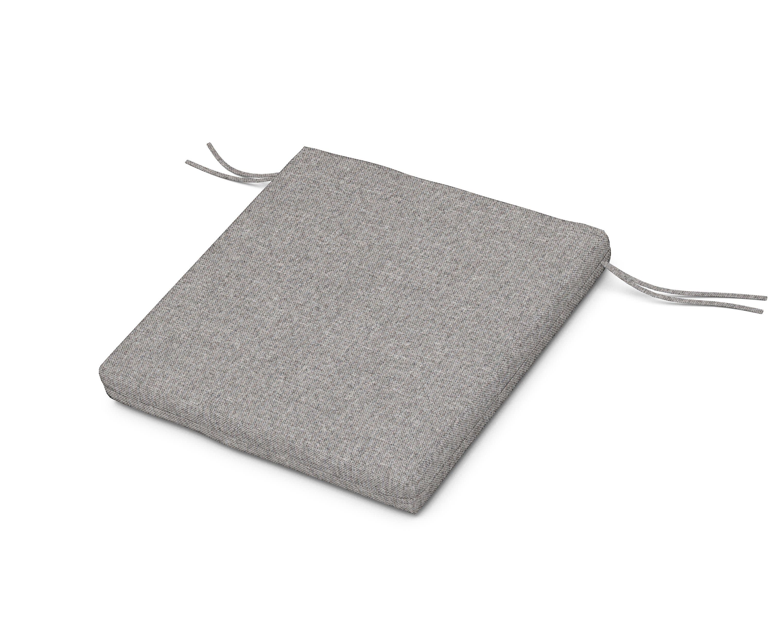 Seat Cushion 21.5"D x 21"W x 2.5"H in Grey Mist