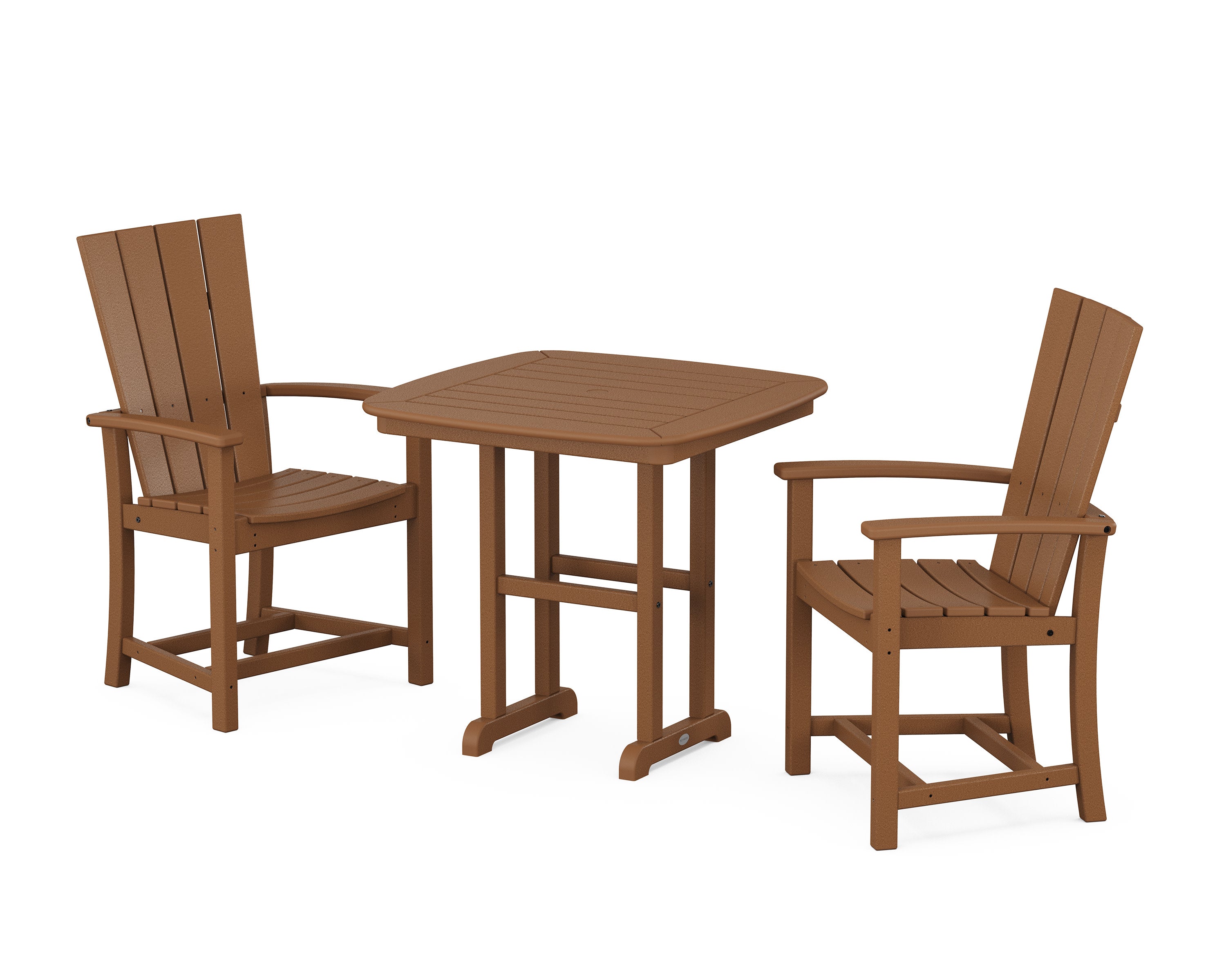 Quattro 3-Piece Dining Set in Teak