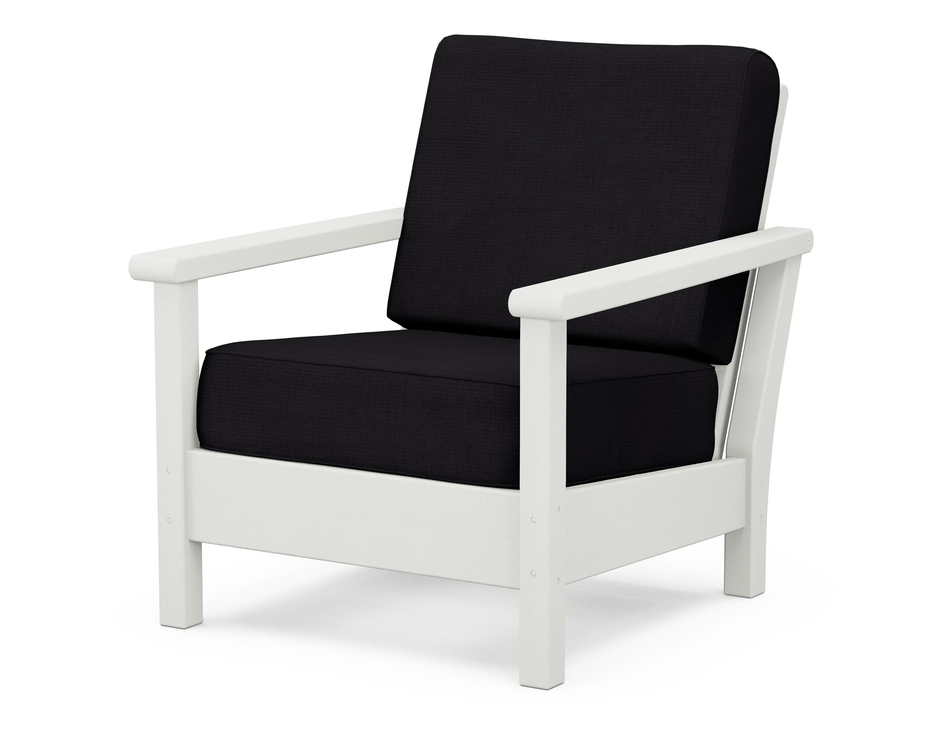 Harbour Deep Seating Chair in Vintage White / Midnight Linen