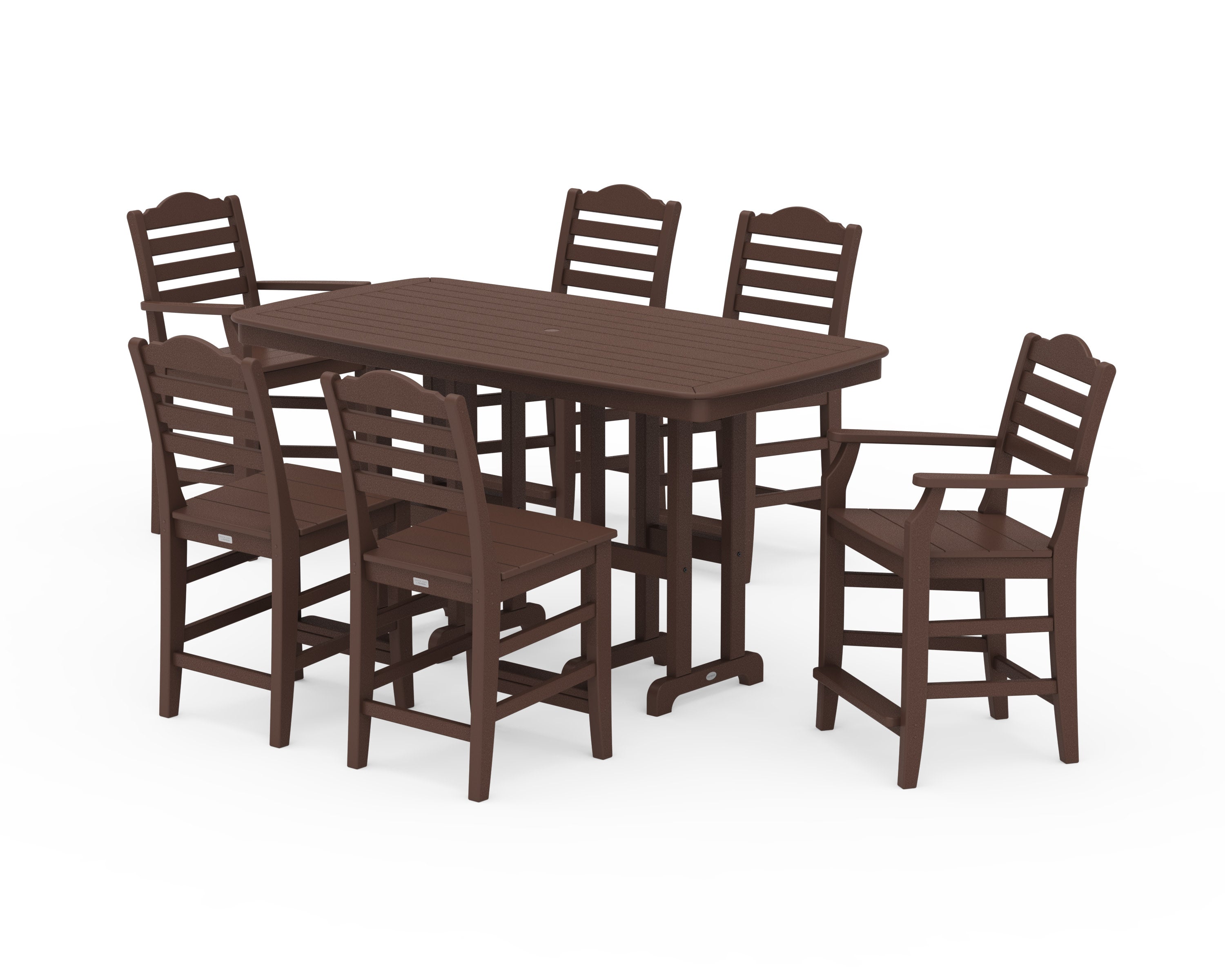 Savannah 7-Piece Counter Set in Mahogany