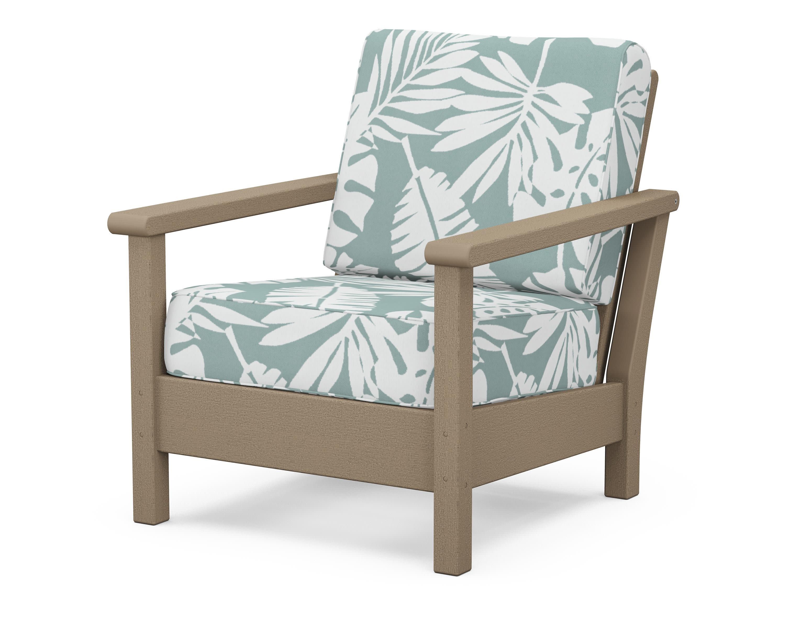 Harbour Deep Seating Chair in Vintage Sahara / Leaf Glacier Spa