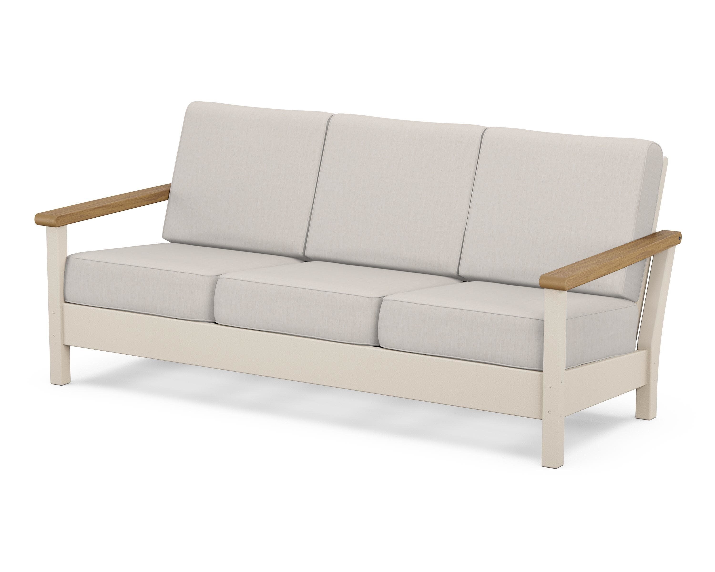 Harbour Deep Seating Sofa in Sand / Natural / Cast Ash