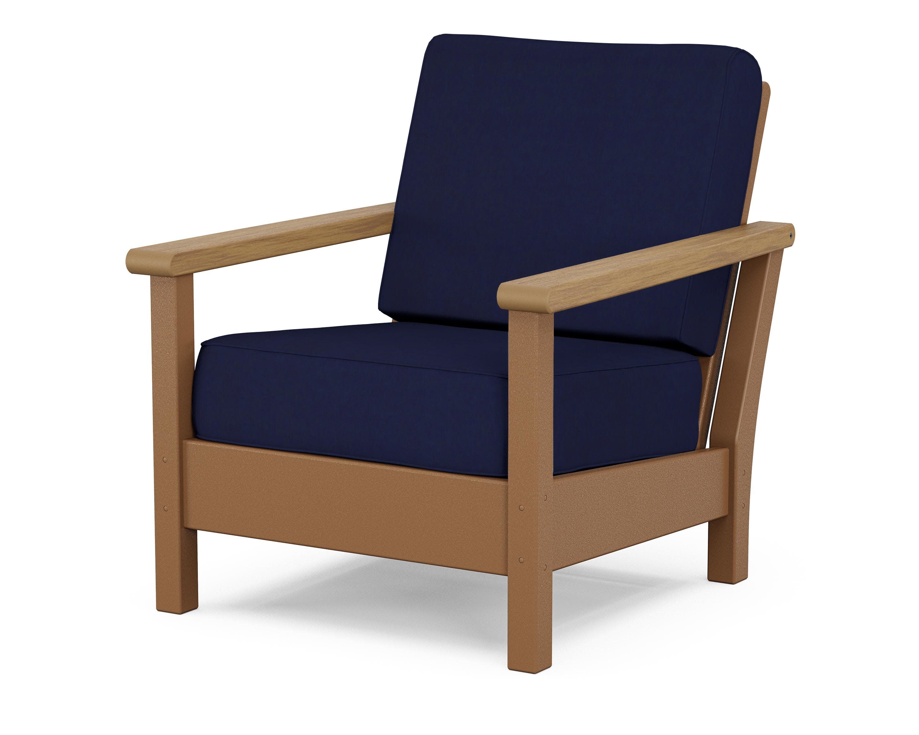 Harbour Deep Seating Chair in Teak / Natural / Navy