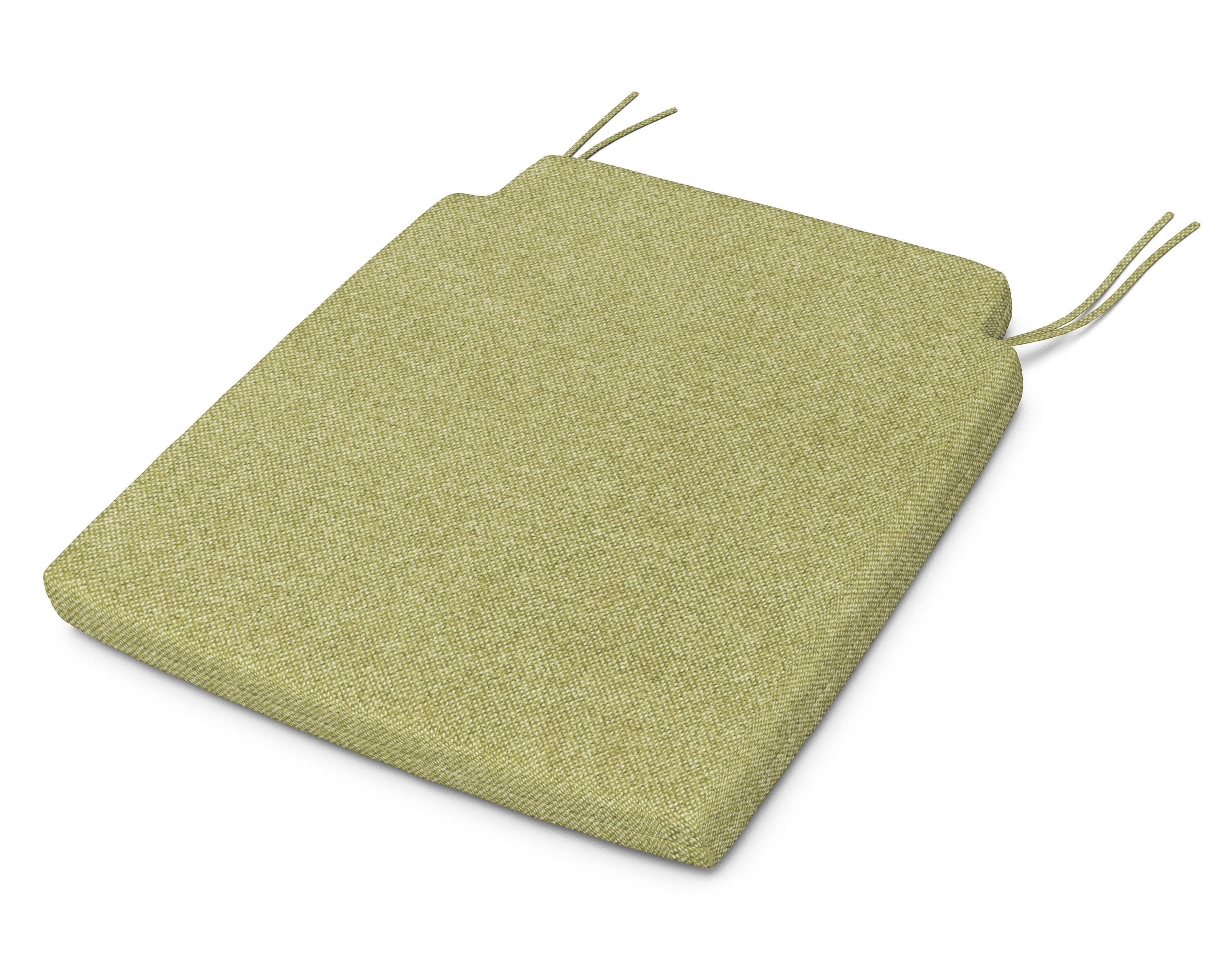 Savannah Dining Seat Pad in Chartreuse Boucle