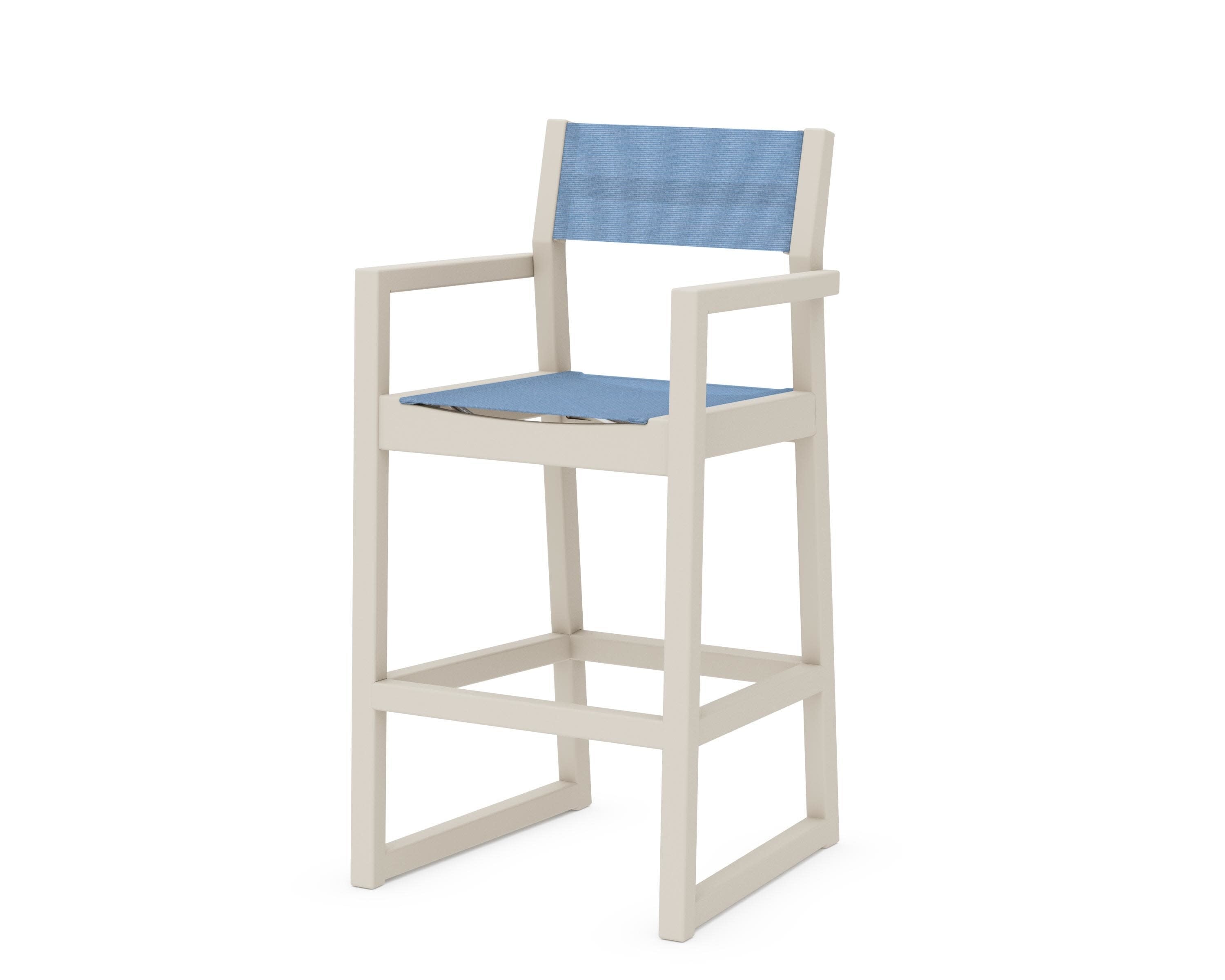 EDGE Sling Bar Arm Chair in Sand / Poolside Sling
