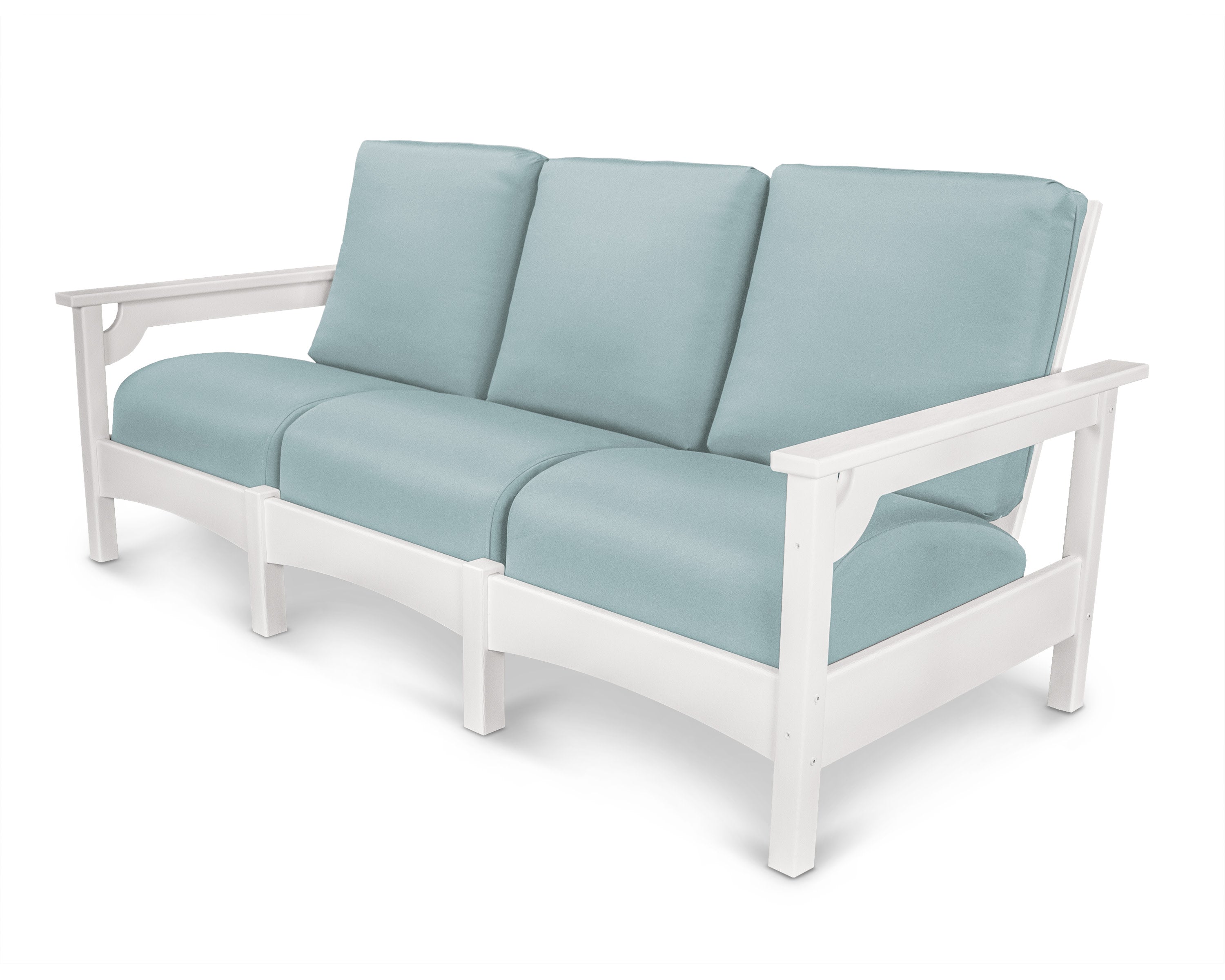 Club Sofa in White / Spa